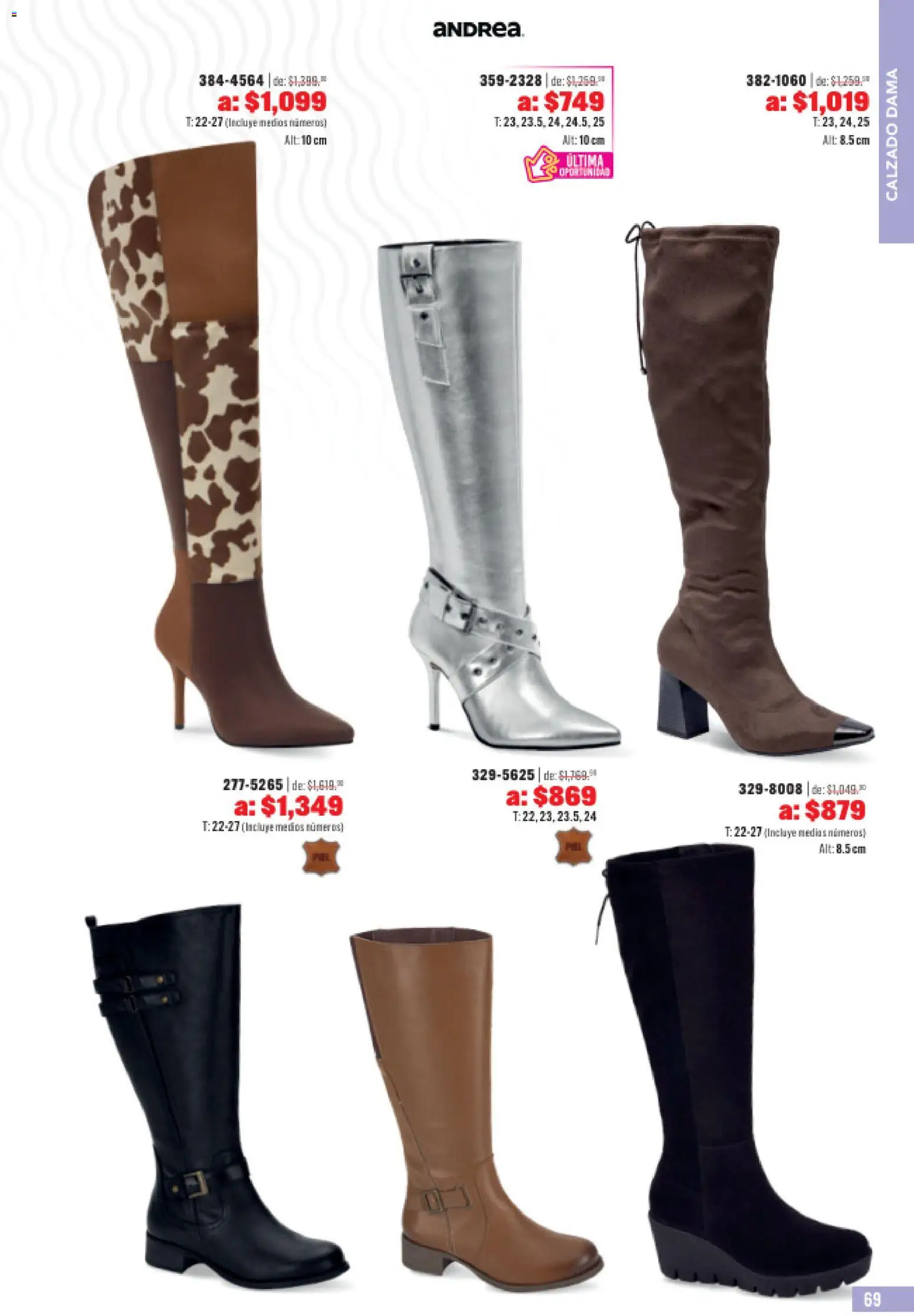 Nuevas ofertas de Andrea válidas en toda la República Mexicana desde el 31.05.2026. ¡Encuentra las mejores ofertas en Andrea catálogo Outlet! | Página: 69