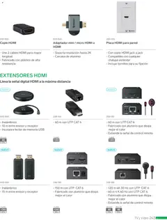 Vista previa de Steren catálogo, nuevo folleto de la tienda, válido en México a partir del 01.01.2026 | Página: 255 | Productos: Usb, Control remoto, Adaptador, Video