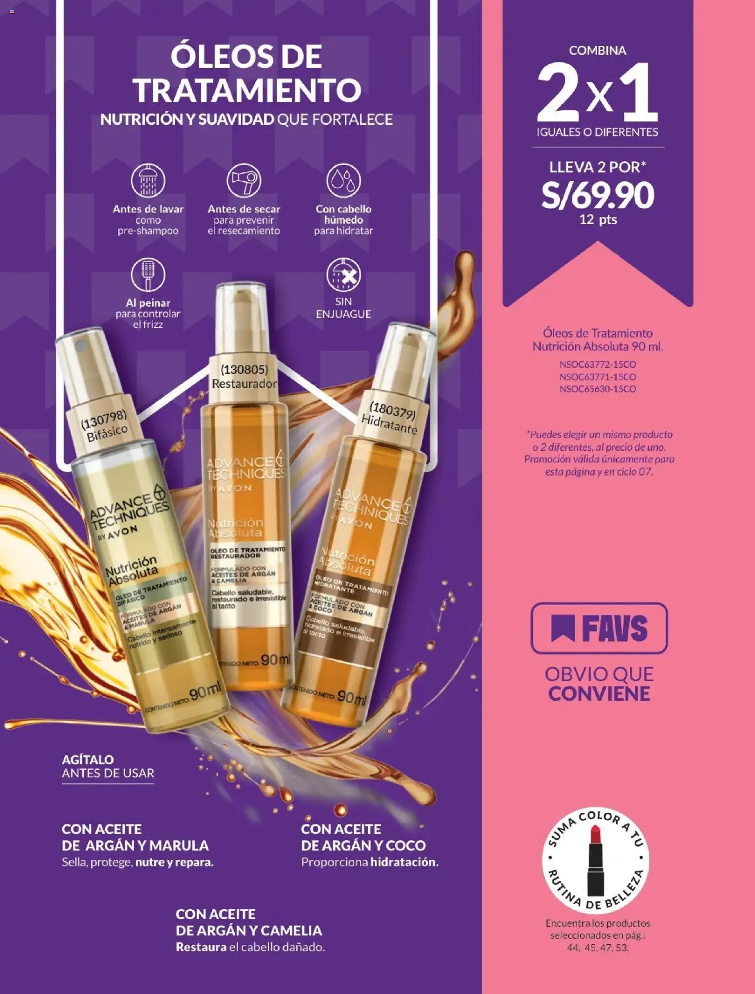 Catálogo Avon válido desde 21/04/2026 | Página: 180 | Productos: Aceite