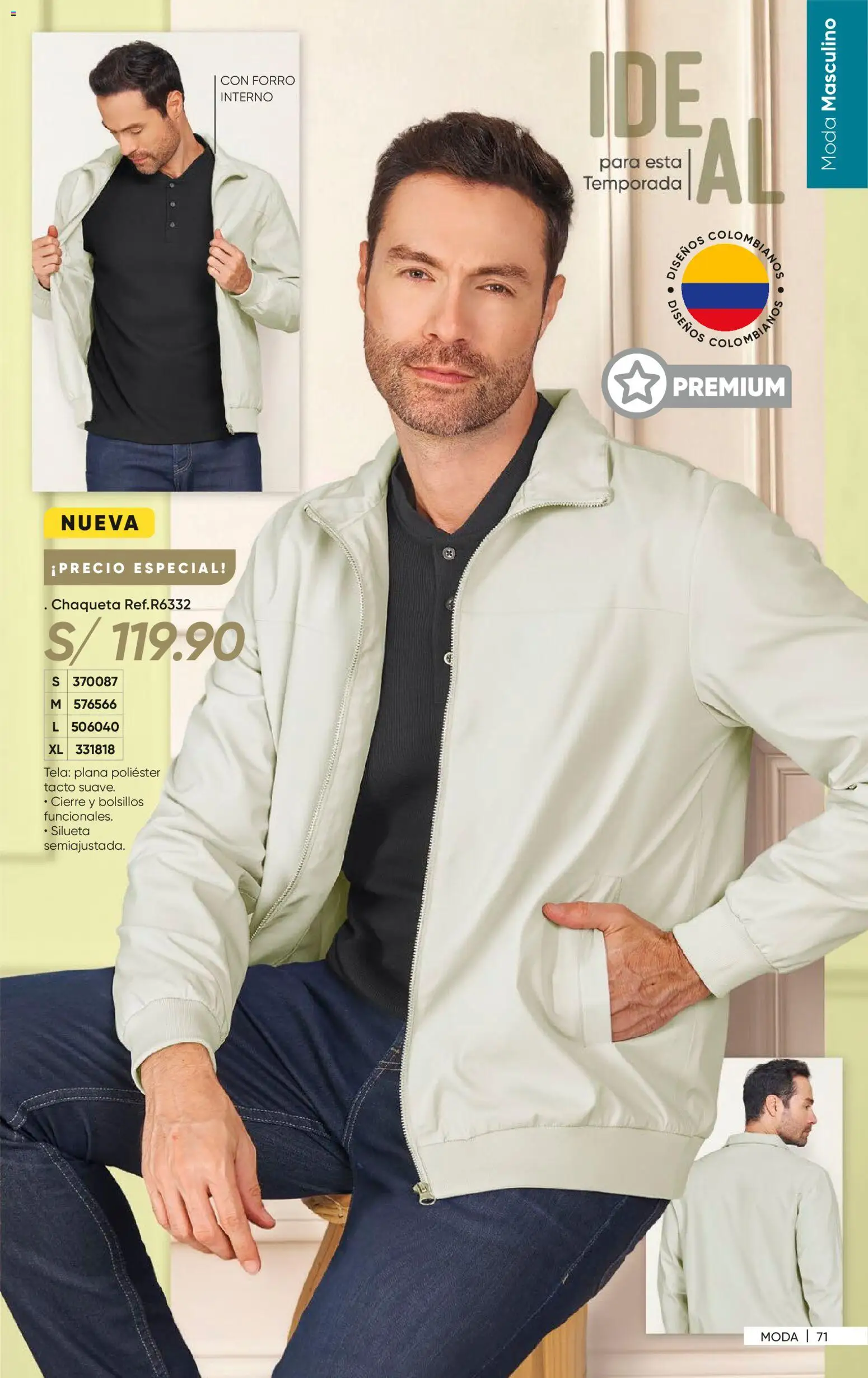 Catálogo Azzorti válido desde 31/08/2026 | Página: 77 | Productos: Chaqueta, Bolsillos