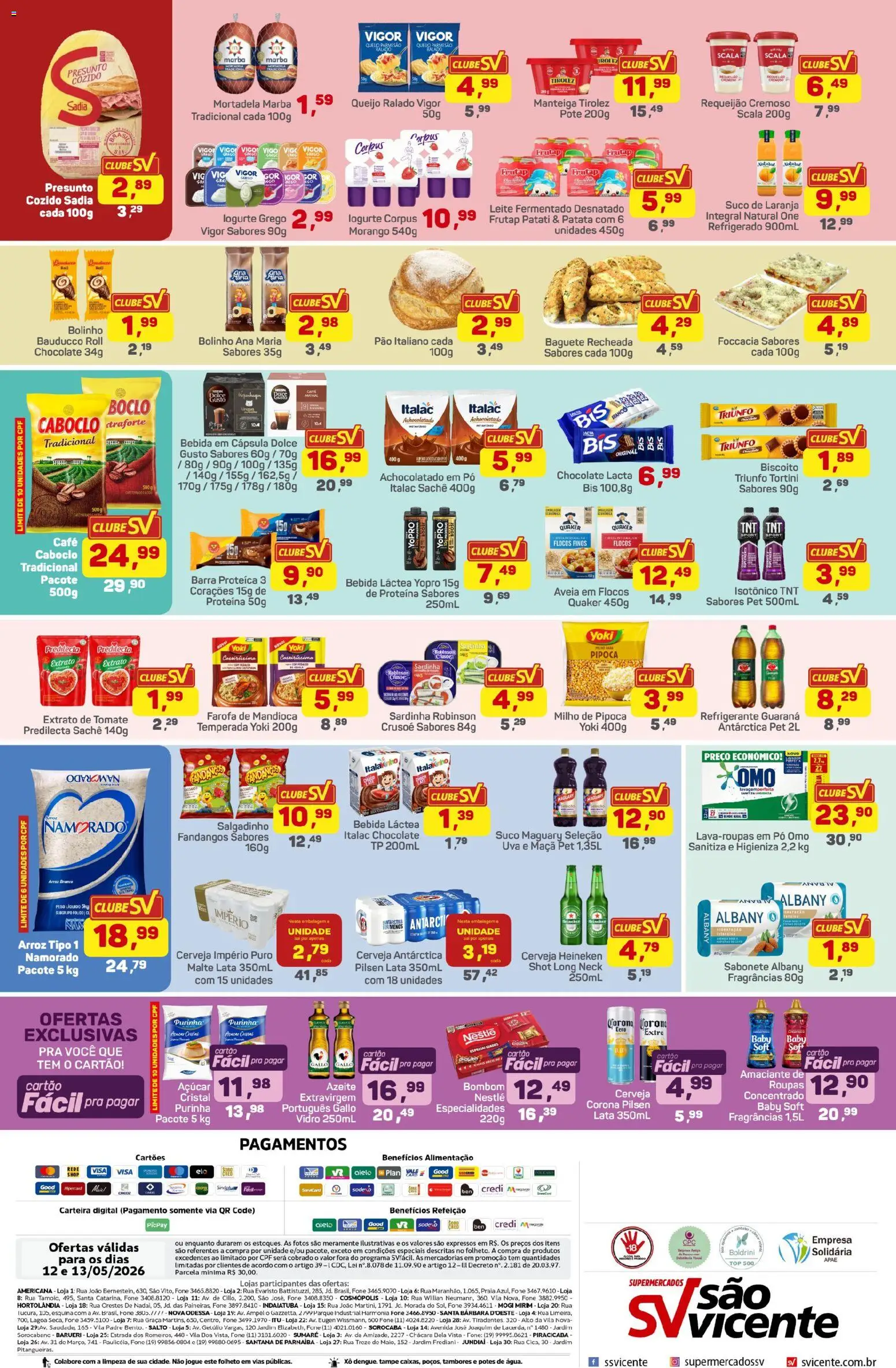 Supermercados São Vicente Folheto - válido de 12.05.2026 | Página: 2