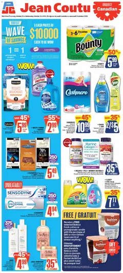 Preview of Jean Coutu weekly flyer from shop Jean Coutu valid from Oct 8, 2026