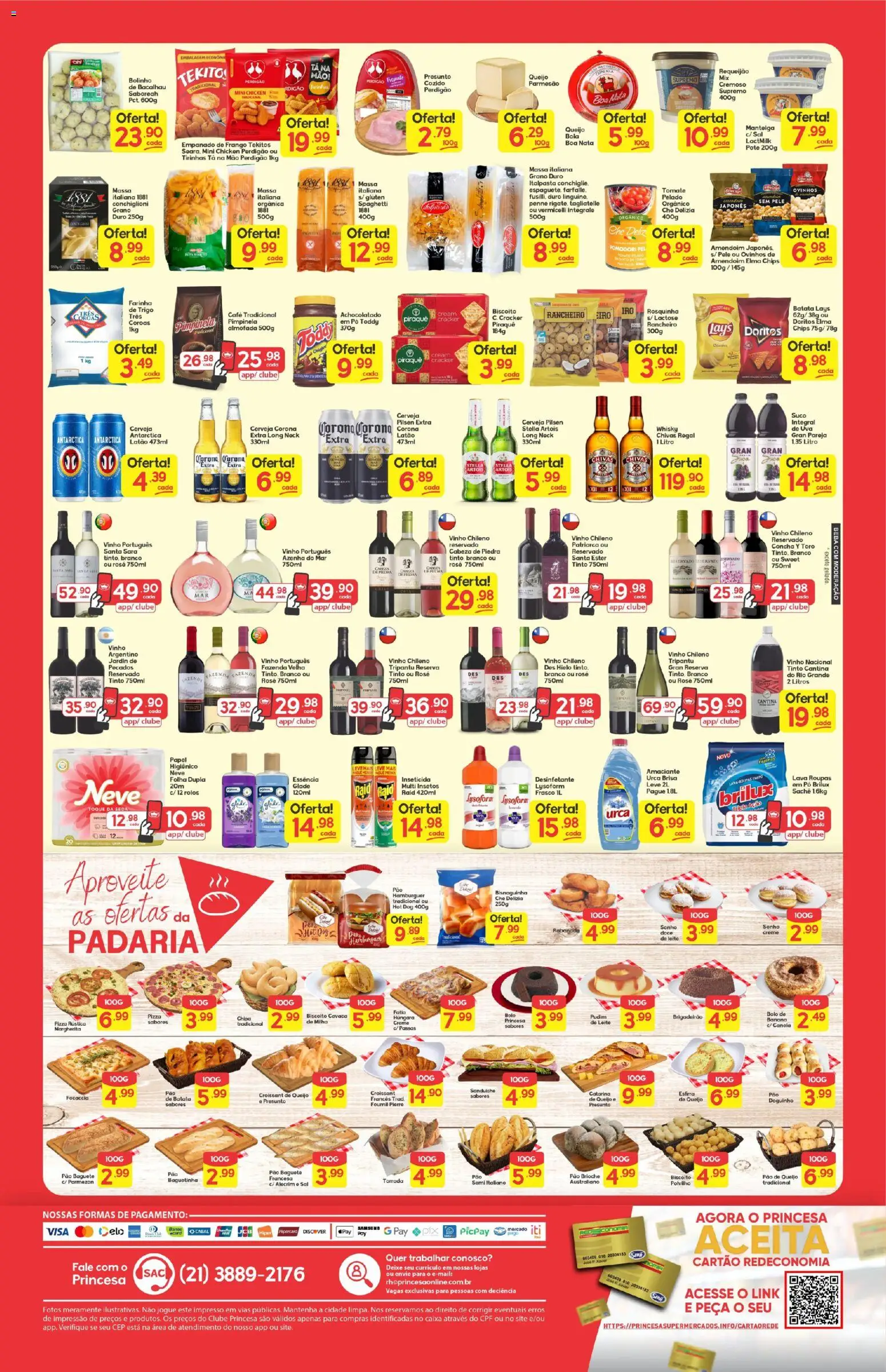 Princesa Folheto - válido de 06/08/2026 | Página: 2 | Produtos: Tomate, Massa, Doce, Rosquinha