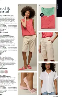 Preview of Avon weekly ads valid from 07/15/2026 | Page: 137 | Products: Shirt, Blouse, Shorts, Belt