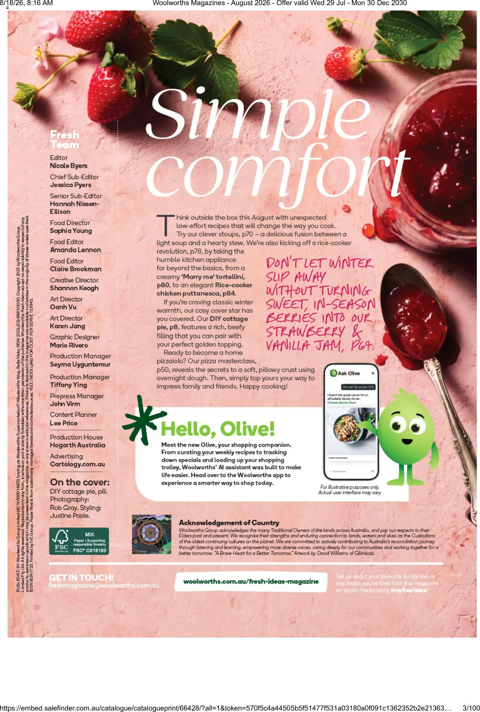 Woolworths catalogue - valid from 01/08/2026 | Page: 3 | Products: Pizza, Slip, Stones, Appliance