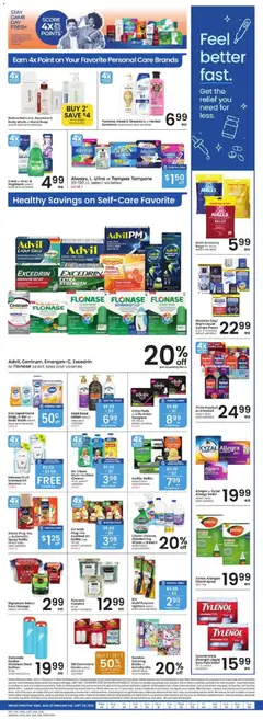 Preview of Albertsons weekly ads valid from 09/02/2026 | Page: 6 | Products: Vitamin, Pads, Body Wash, Books