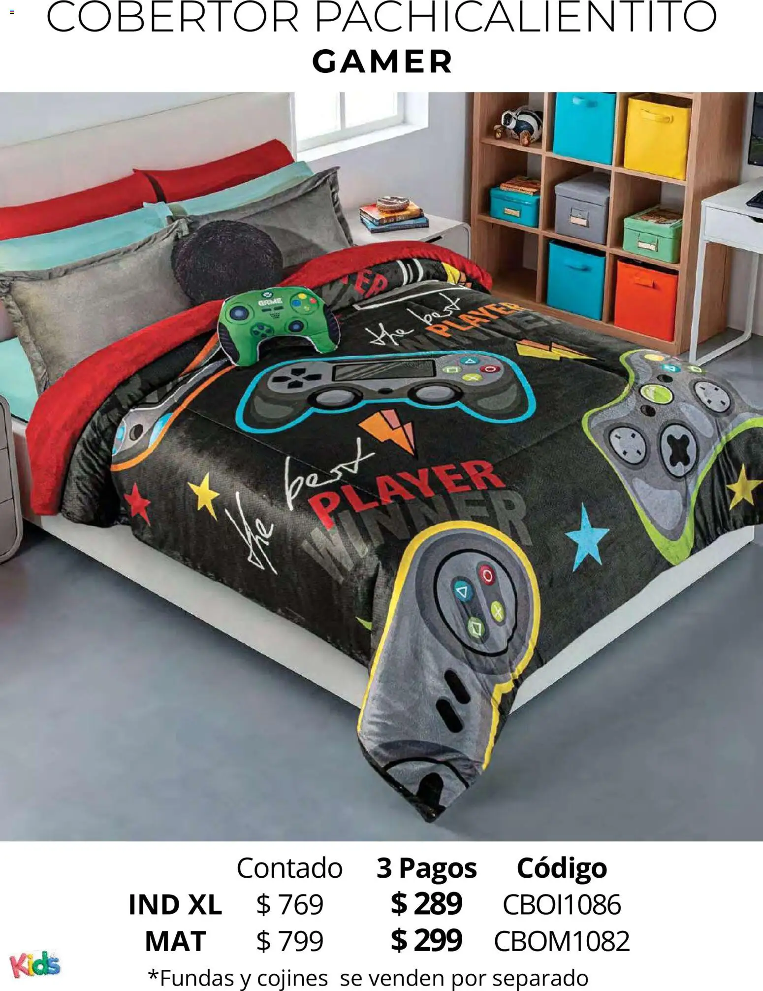 Nuevas ofertas de Colchas Concord válidas en toda la República Mexicana desde el 01.05.2026. ¡Encuentra las mejores ofertas en Colchas Concord catálogo Kids! | Página: 86 | Productos: Cobertor