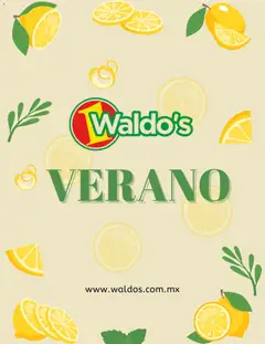 Vista previa de Waldo's catálogo, nuevo folleto de la tienda, válido en México a partir del 01/07/2026
