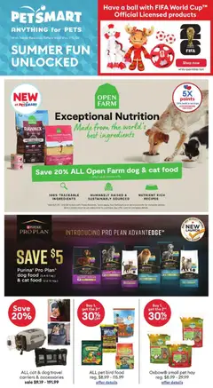 Preview of Petsmart weekly flyer / circulaire from shop Petsmart valid from 01.06.2026