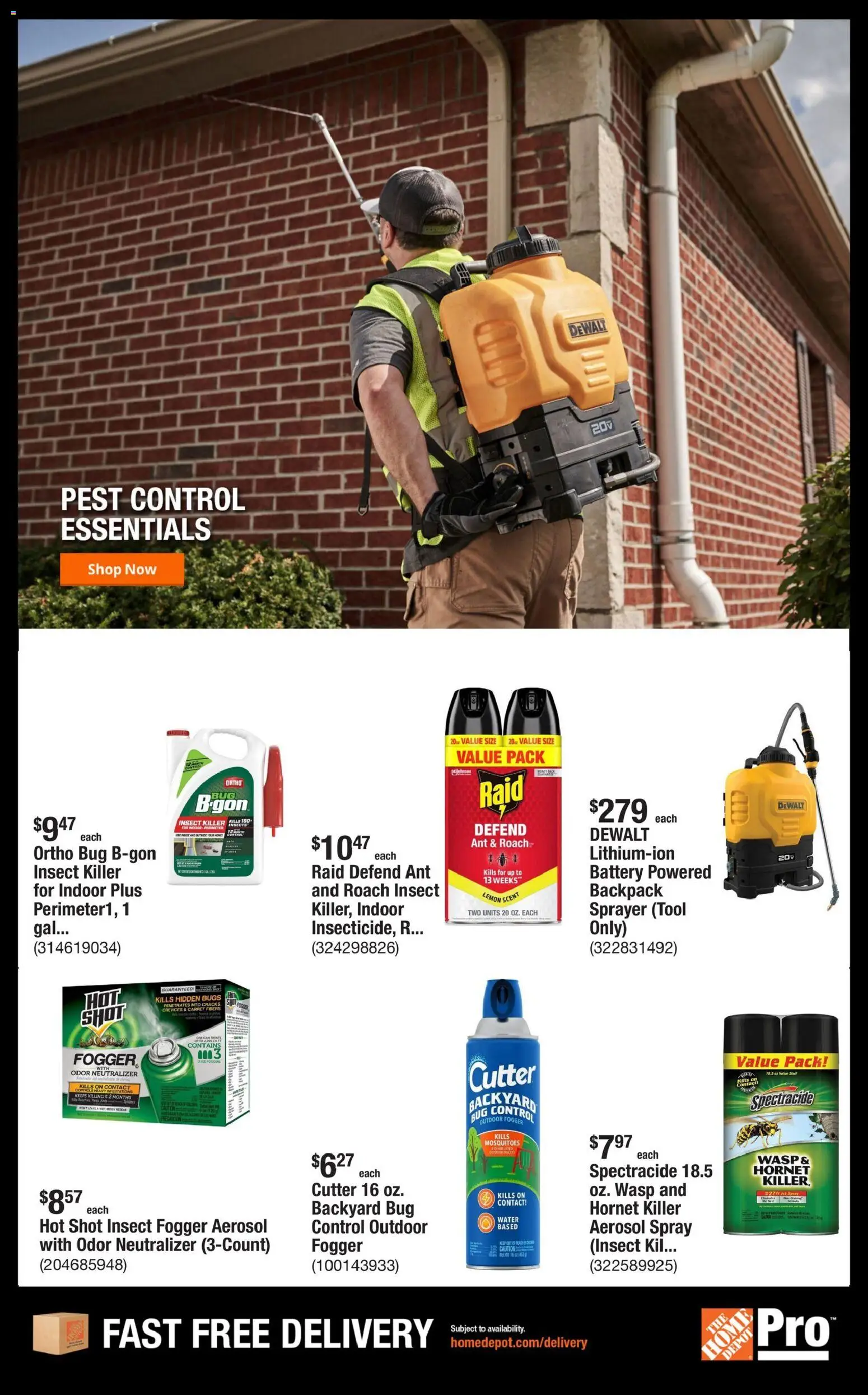 Home Depot Shop Pro Ad - valid from 09/21/2026 | Page: 4 | Products: Battery, Carpet, Backpack, Cutter