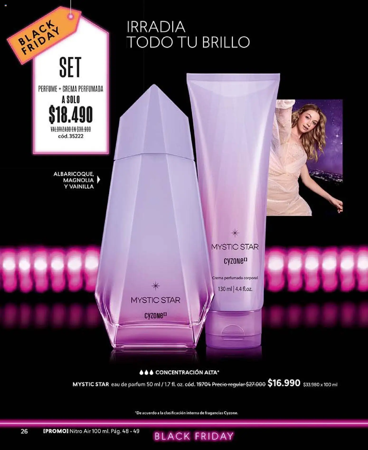 Catálogo CyZone Campaña 16 │ válido desde el 28.09.2026 | Página: 26 | Productos: Brillo, Perfume, Vainilla, Crema