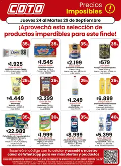 Vista previa Coto - Productos Motivo 1 válido desde el 24/09/2026
