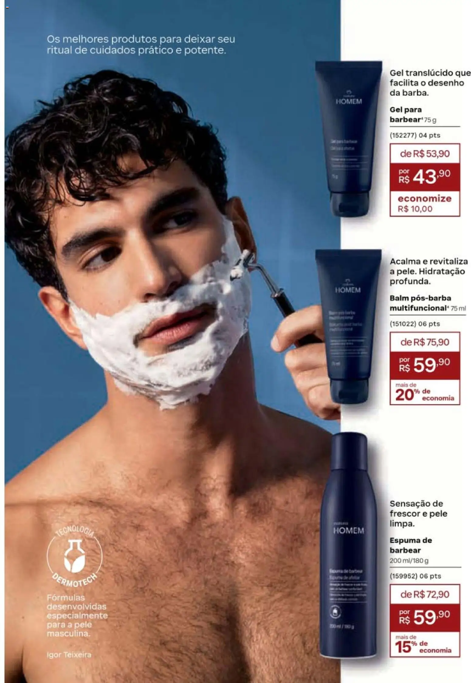 Natura Folheto - válido de 19/07/2026 | Página: 49 | Produtos: Espuma de barbear