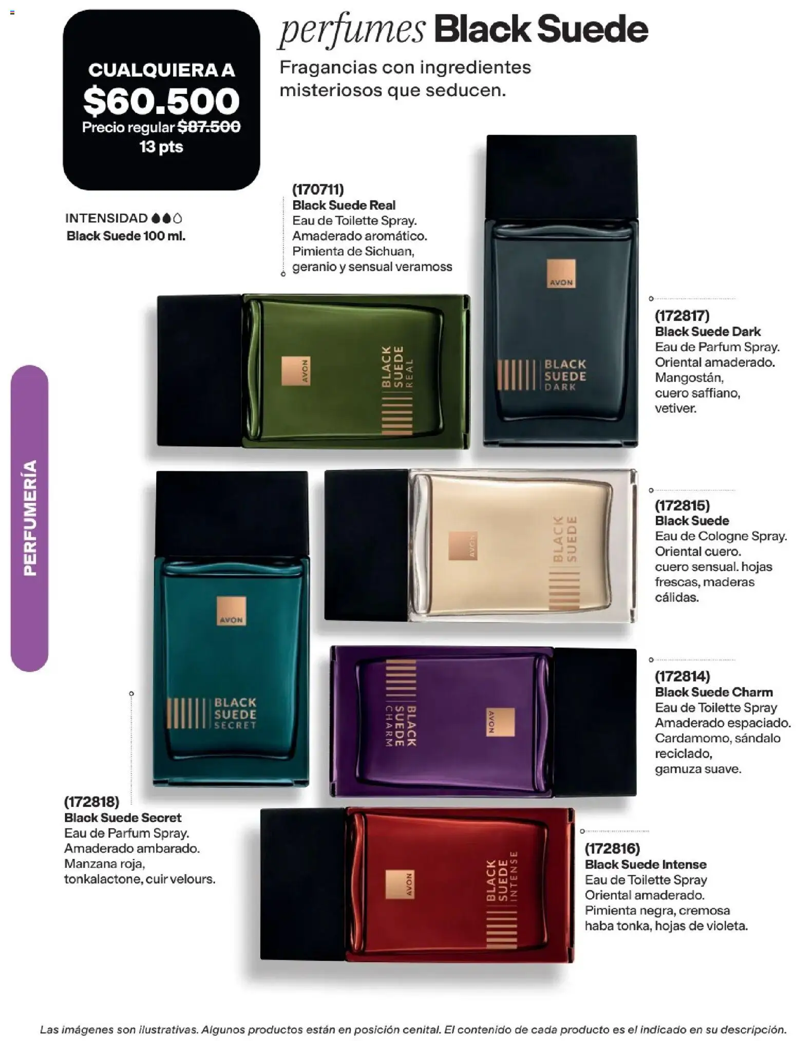 Avon revista - valida desde el 29/07/2026 | Página: 96 | Productos: Pimienta, Gamuza, Manzana, Eau de toilette