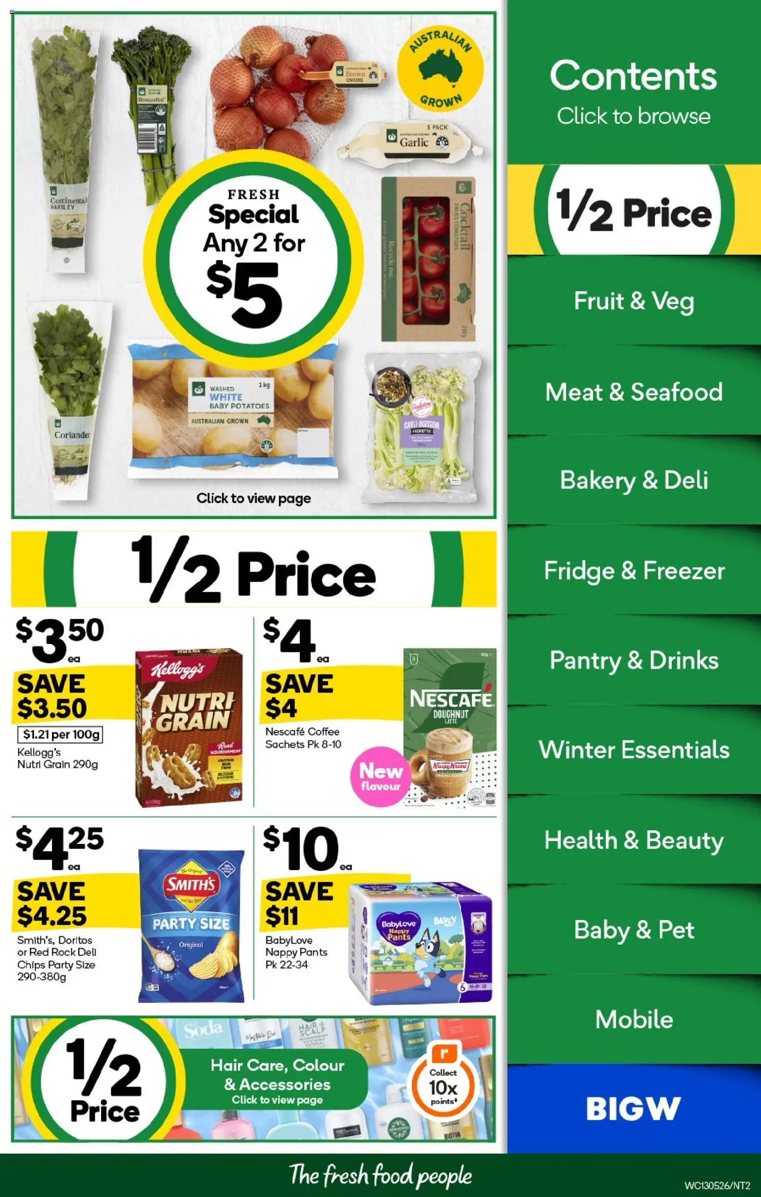 Woolworths catalogue - valid from 13.05.2026 | Page: 2 | Products: Chips, Fridge, Freezer, Mobile
