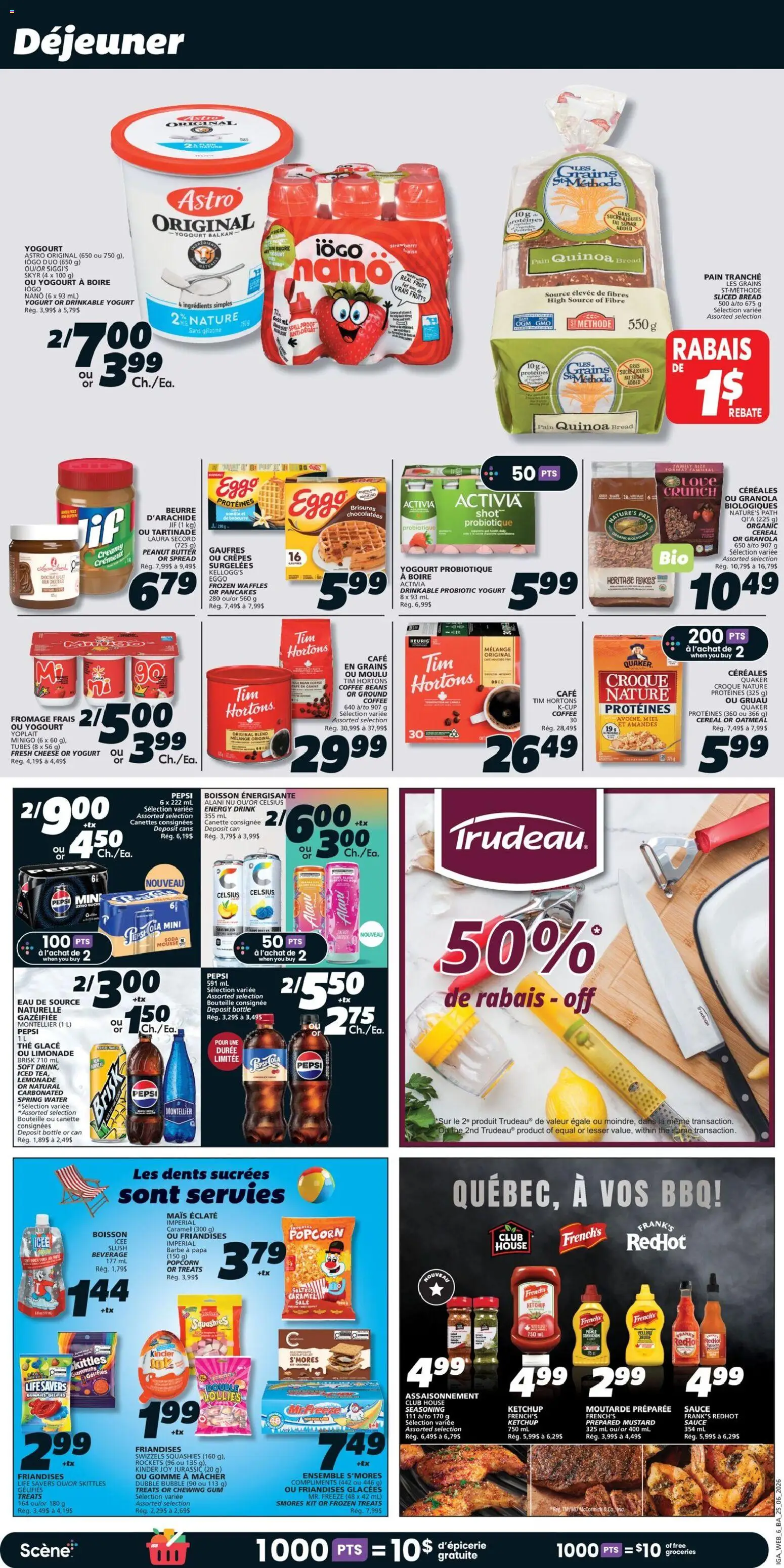 IGA flyer valid from Jun 25, 2026 | Page: 9 | Products: Ketchup, Butter, Bread, Coffee