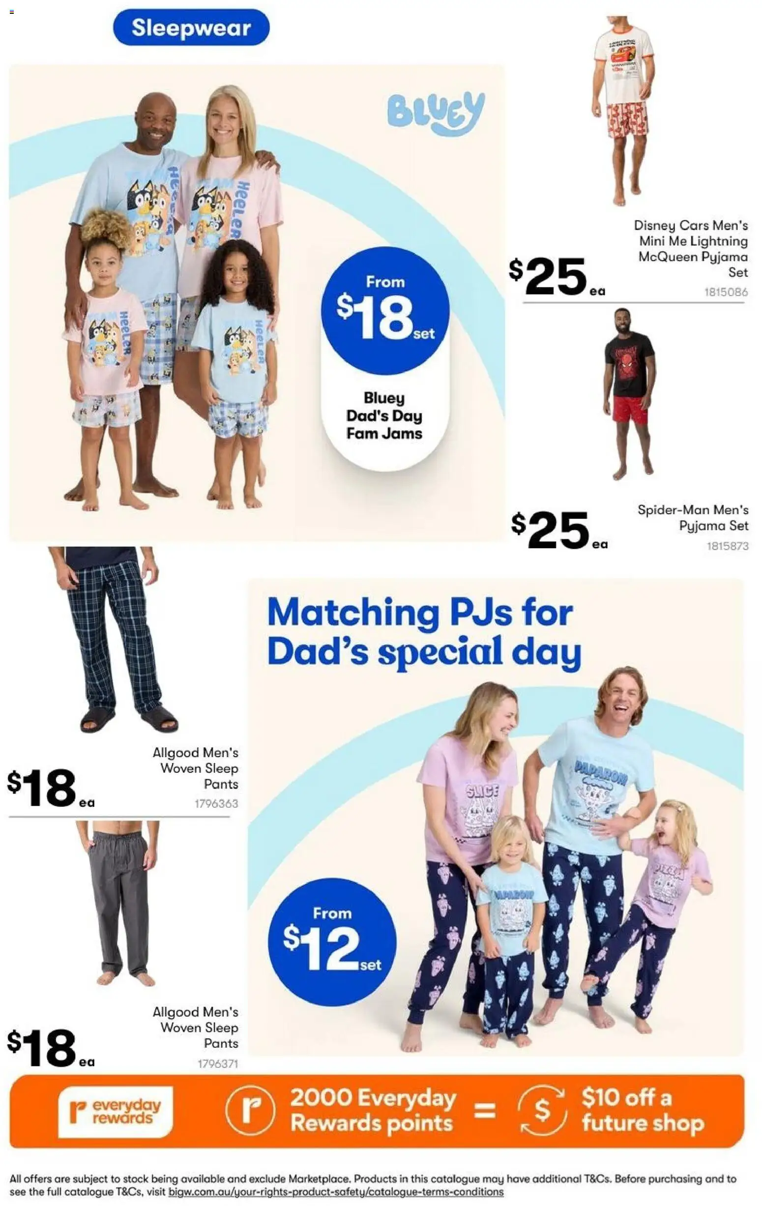 Big W catalogue - valid from 20/08/2026 | Page: 13 | Products: Jams, Sleepwear, Pants