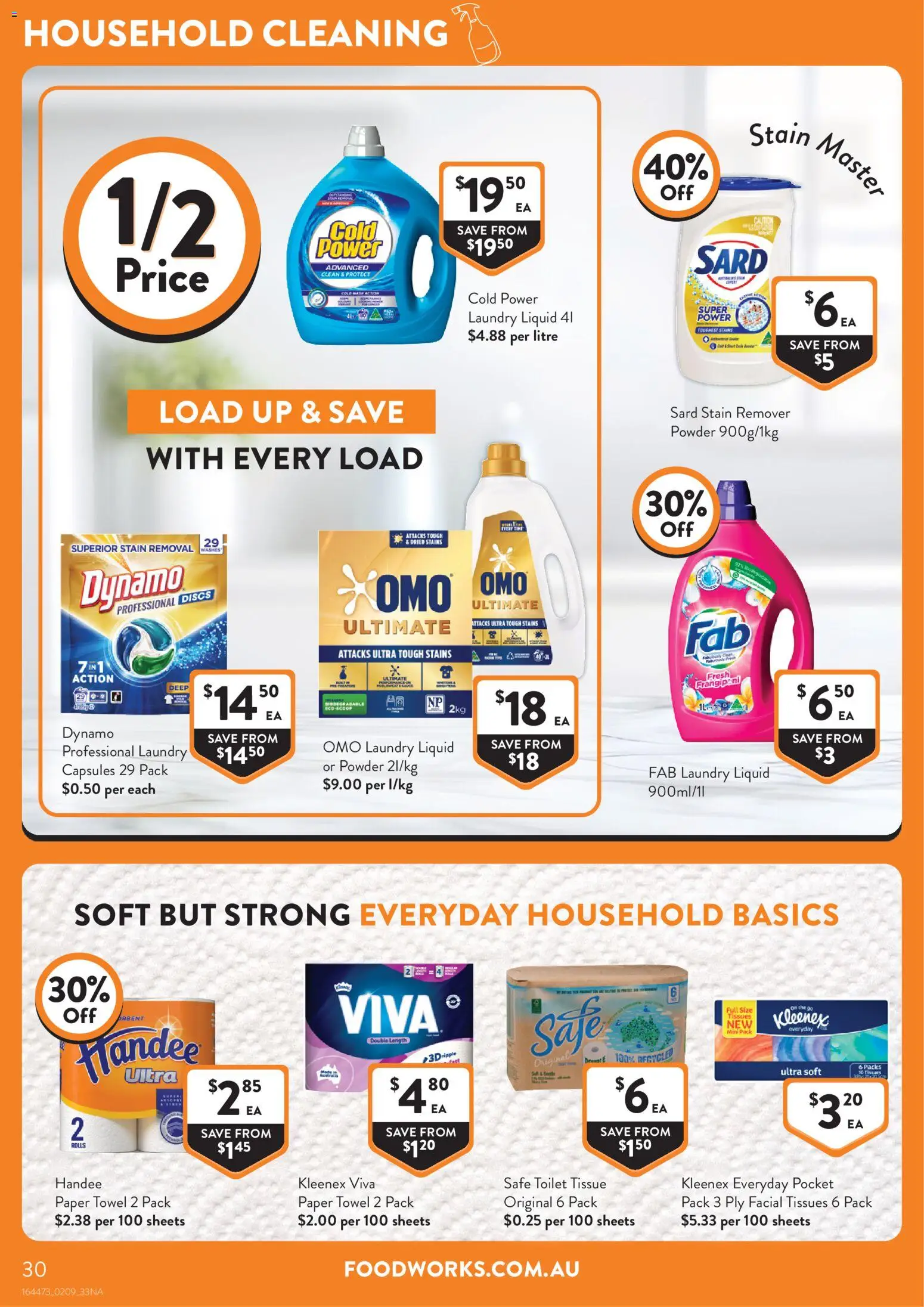 Foodworks catalogue - valid from 02/09/2026 | Page: 30 | Products: Powder, Capsules, Safe, Tissues