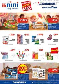 Vista previa NINI Mayorista catálogo válido desde el 14/09/2026 | Página: 32 | Productos: Dulce, Turrón, Golosinas, Crema