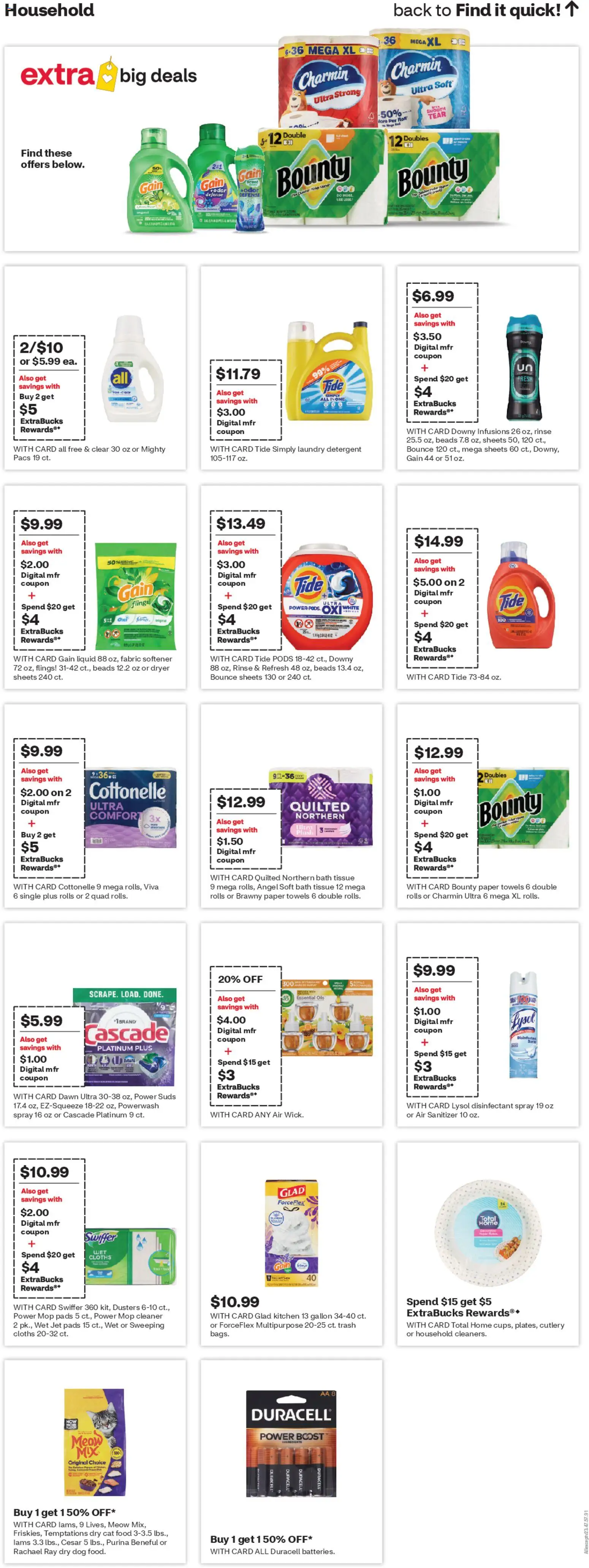 CVS Pharmacy Weekly Ad - AZ - valid from 15.03.2026 | Page: 18 | Products: Bath, Cat Food, Pads, Dryer