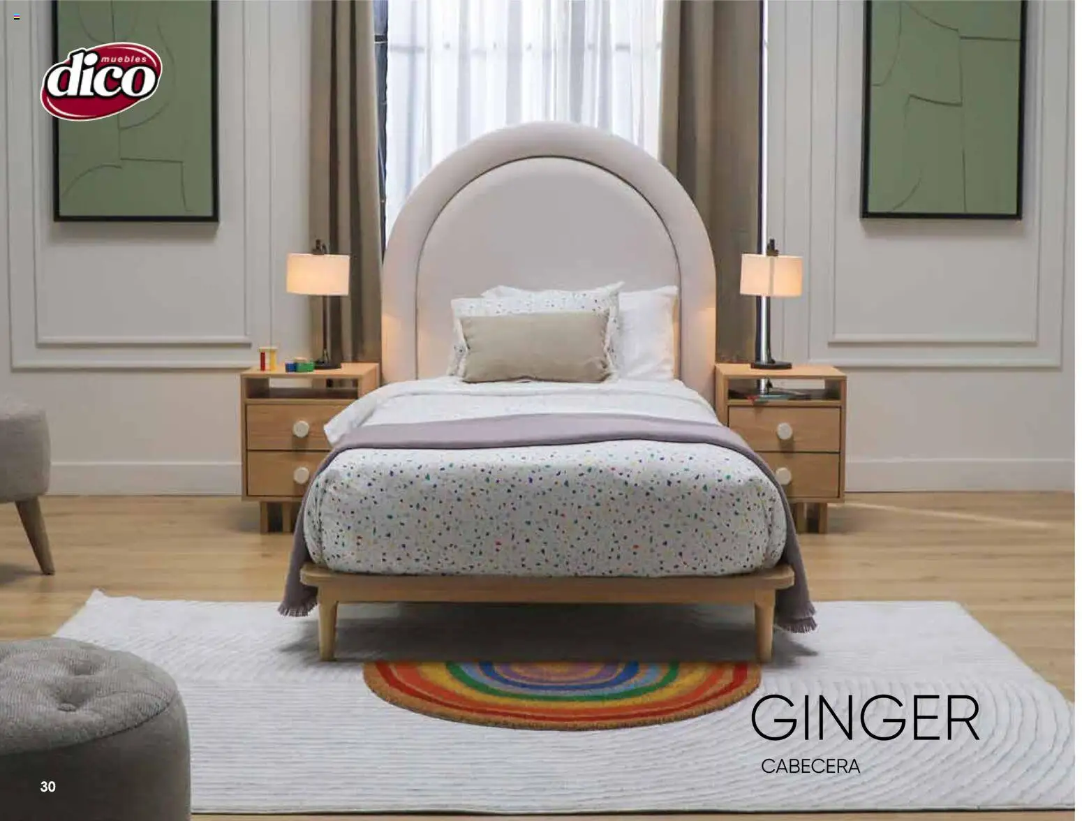 Nuevas ofertas de Muebles Dico válidas en toda la República Mexicana desde el 07.11.2025. ¡Encuentra las mejores ofertas en Muebles Dico catálogo Colección Casa Anahí! | Página: 30 | Productos: Cabecera