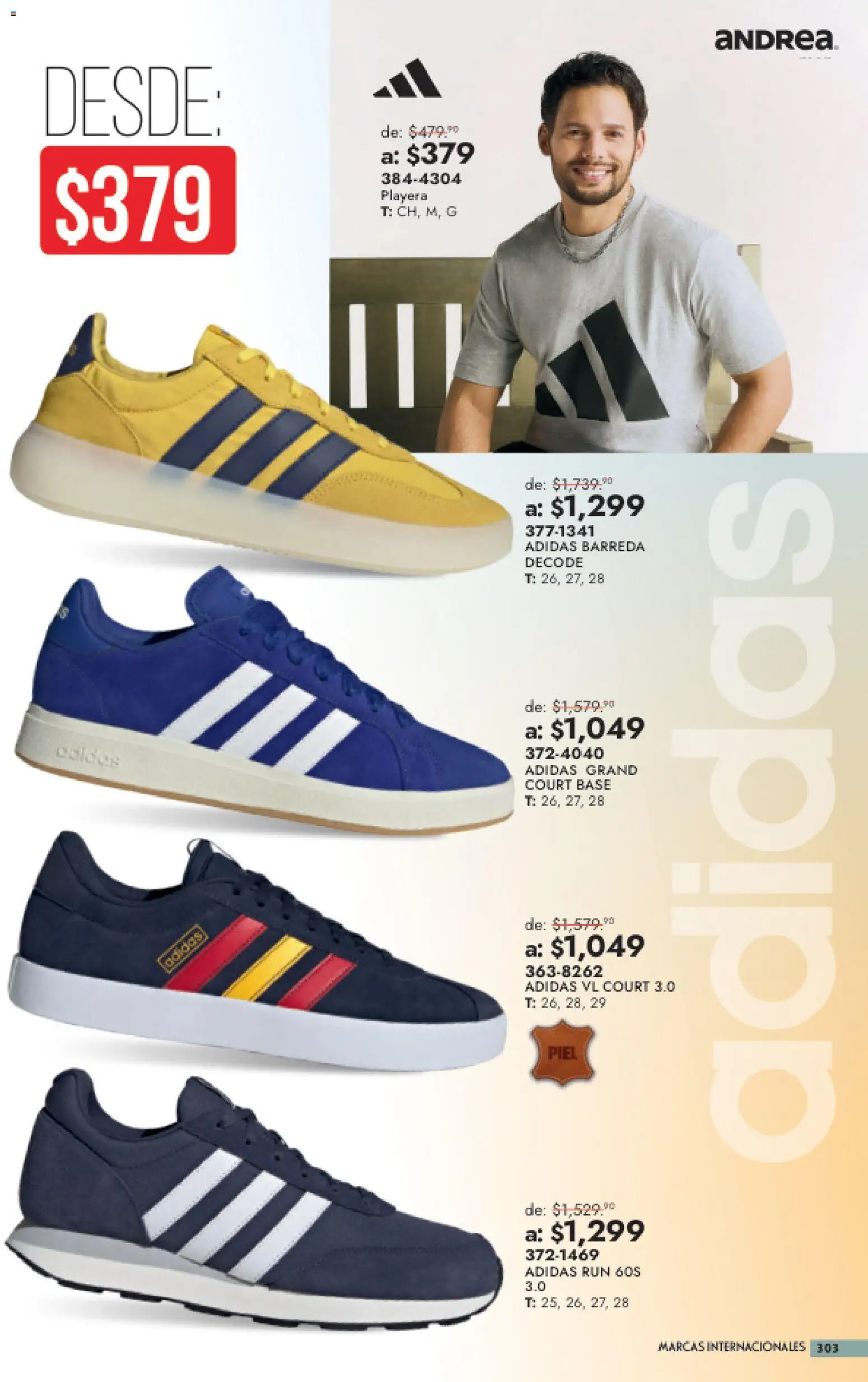 Nuevas ofertas de Andrea válidas en toda la República Mexicana desde el 26/07/2026. ¡Encuentra las mejores ofertas en Andrea catálogo Outlet! | Página: 303