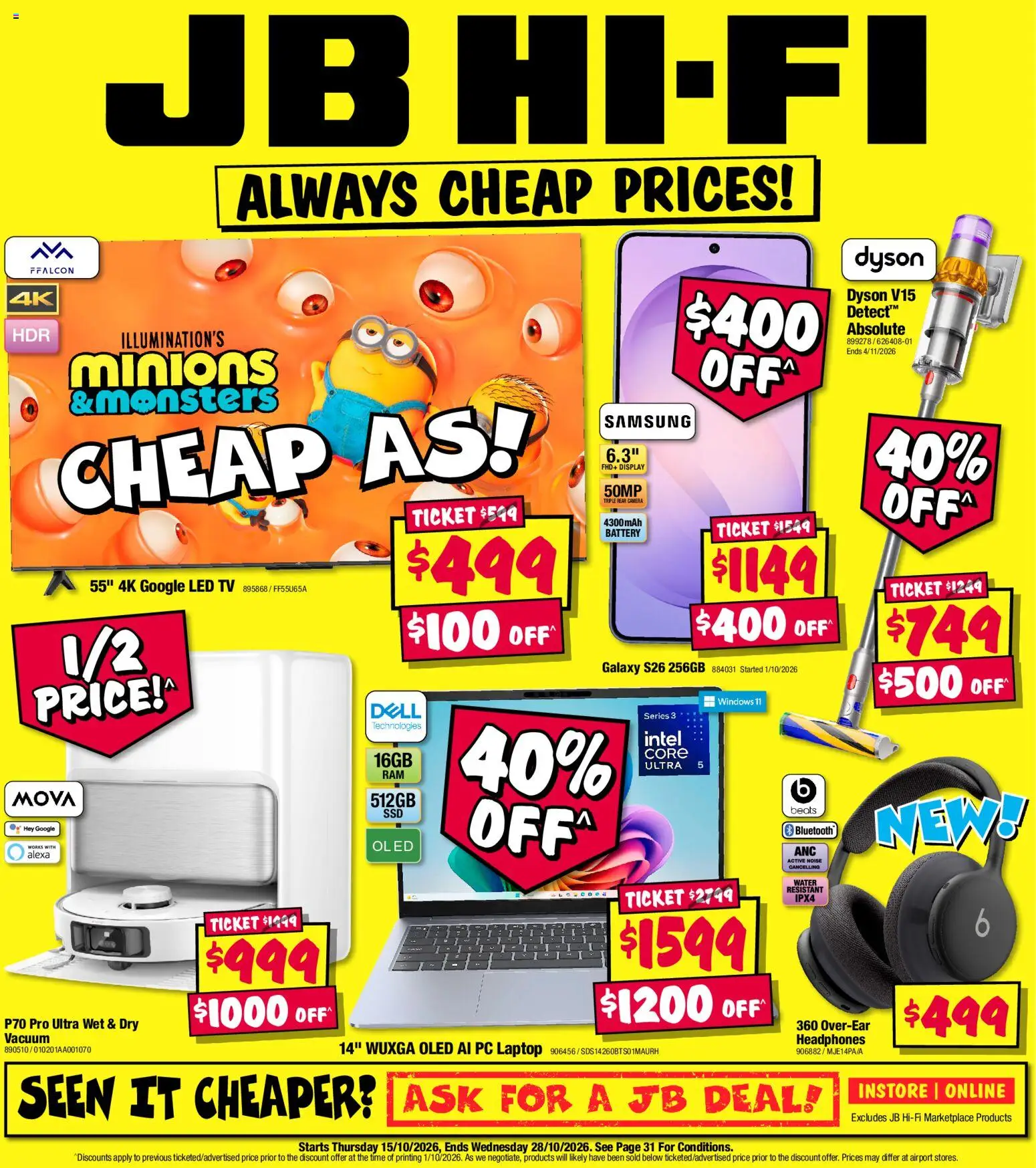 JB Hi-Fi catalogue - valid from 15/10/2026 | Page: 1