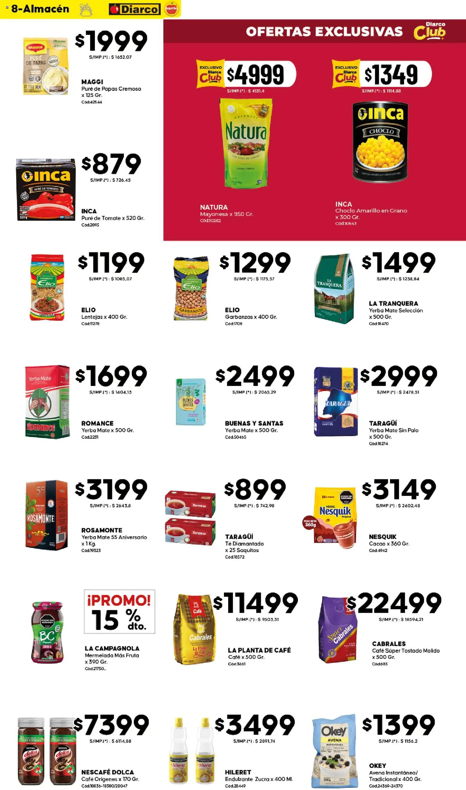 Diarco - Ofertas Diarco Barrio │ válido desde el 04.05.2026 | Página: 8