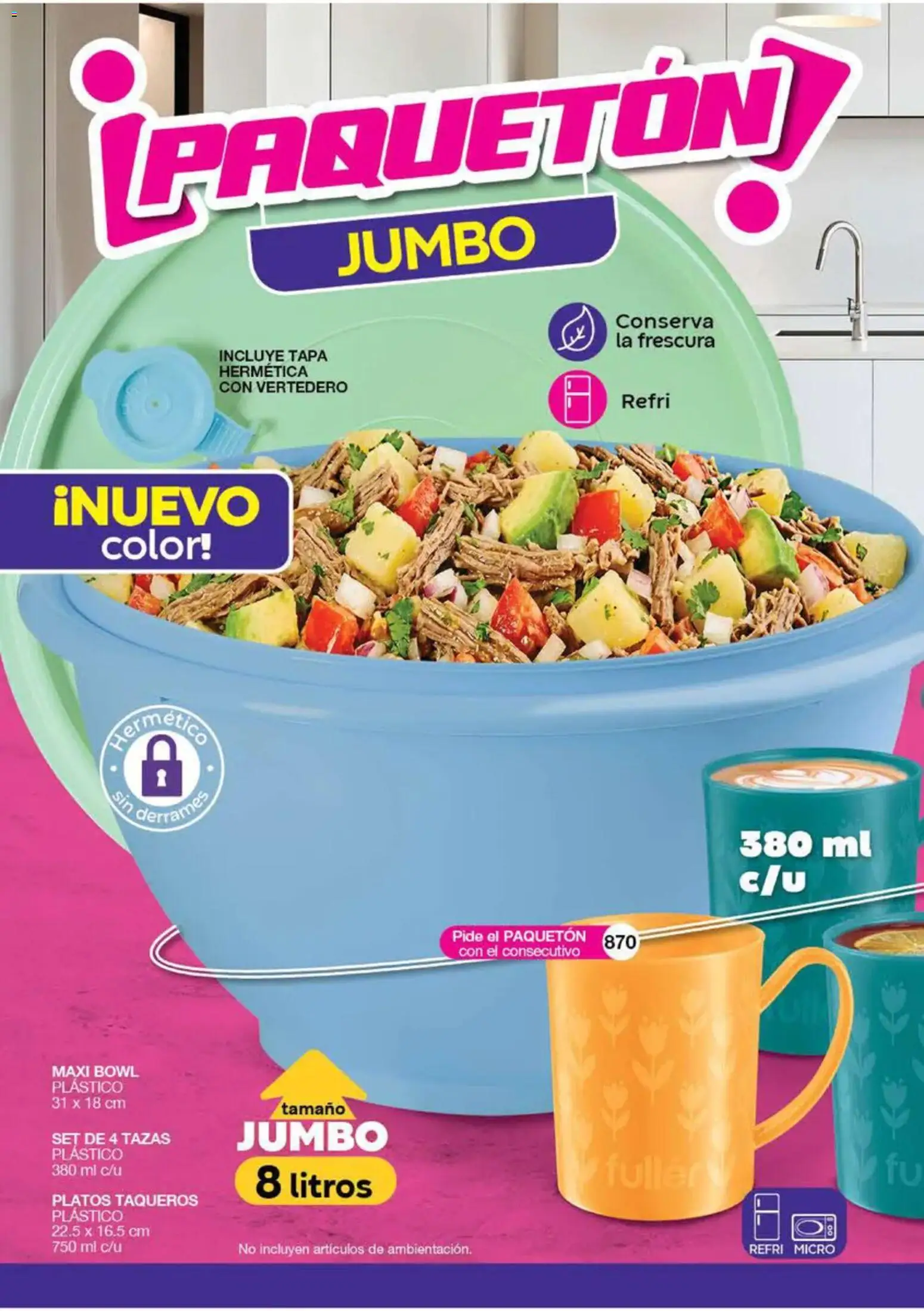 Nuevas ofertas de Fuller válidas en toda la República Mexicana desde el 02/09/2026. ¡Encuentra las mejores ofertas en Fuller Gana Más 11 2026! | Página: 30 | Productos: Bowl