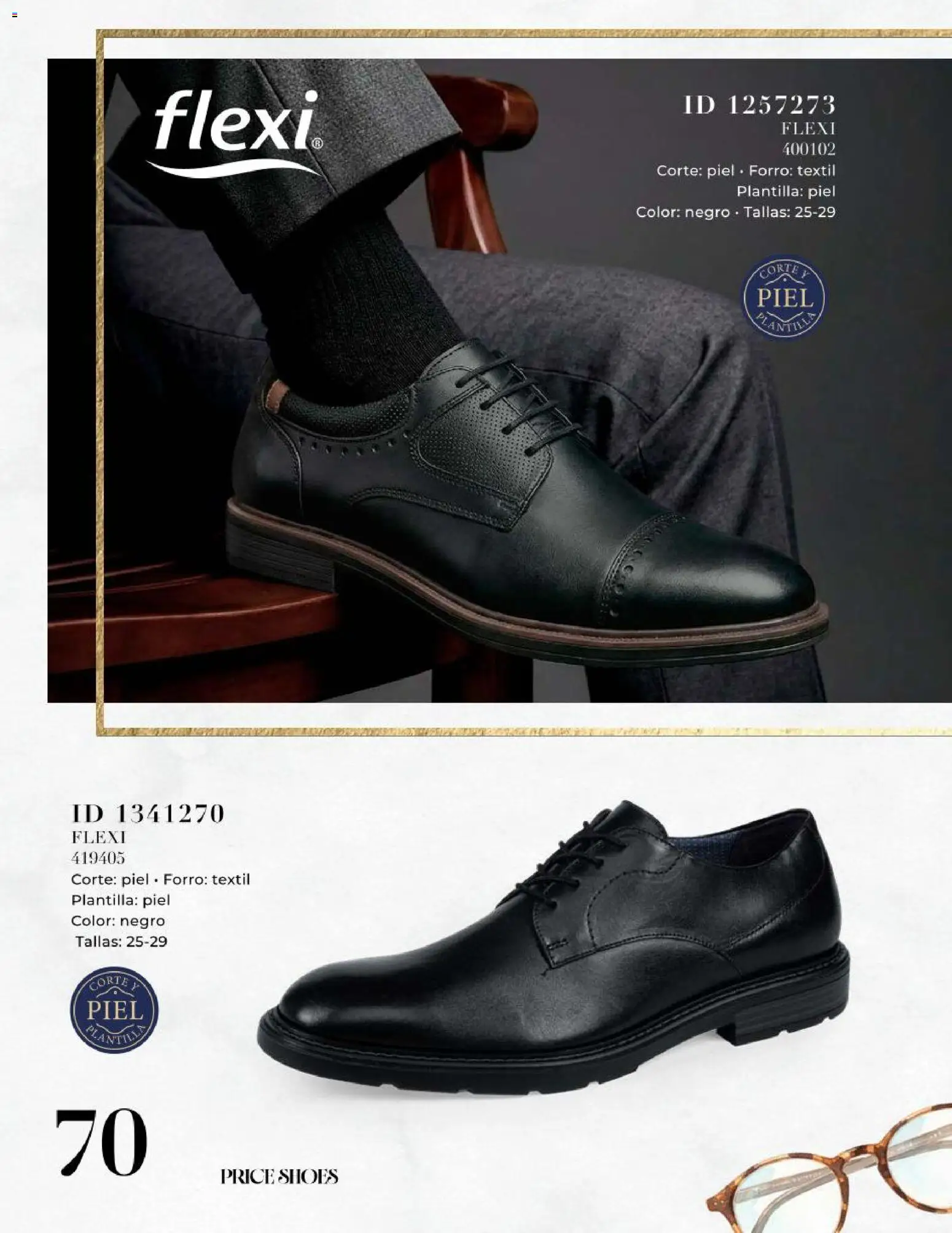 Nuevas ofertas de Price Shoes válidas en toda la República Mexicana desde el 14.05.2026. ¡Encuentra las mejores ofertas en Price Shoes catálogo Caballeros! | Página: 70