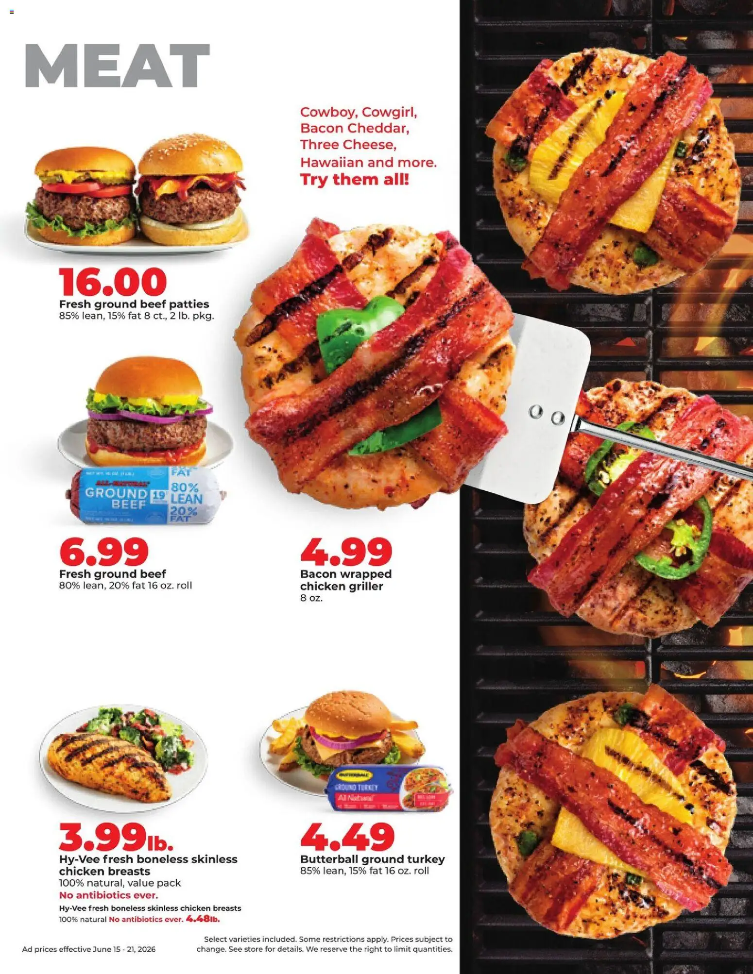 HyVee Weekly Ad - valid from 15.06.2026 | Page: 16 | Products: Beef