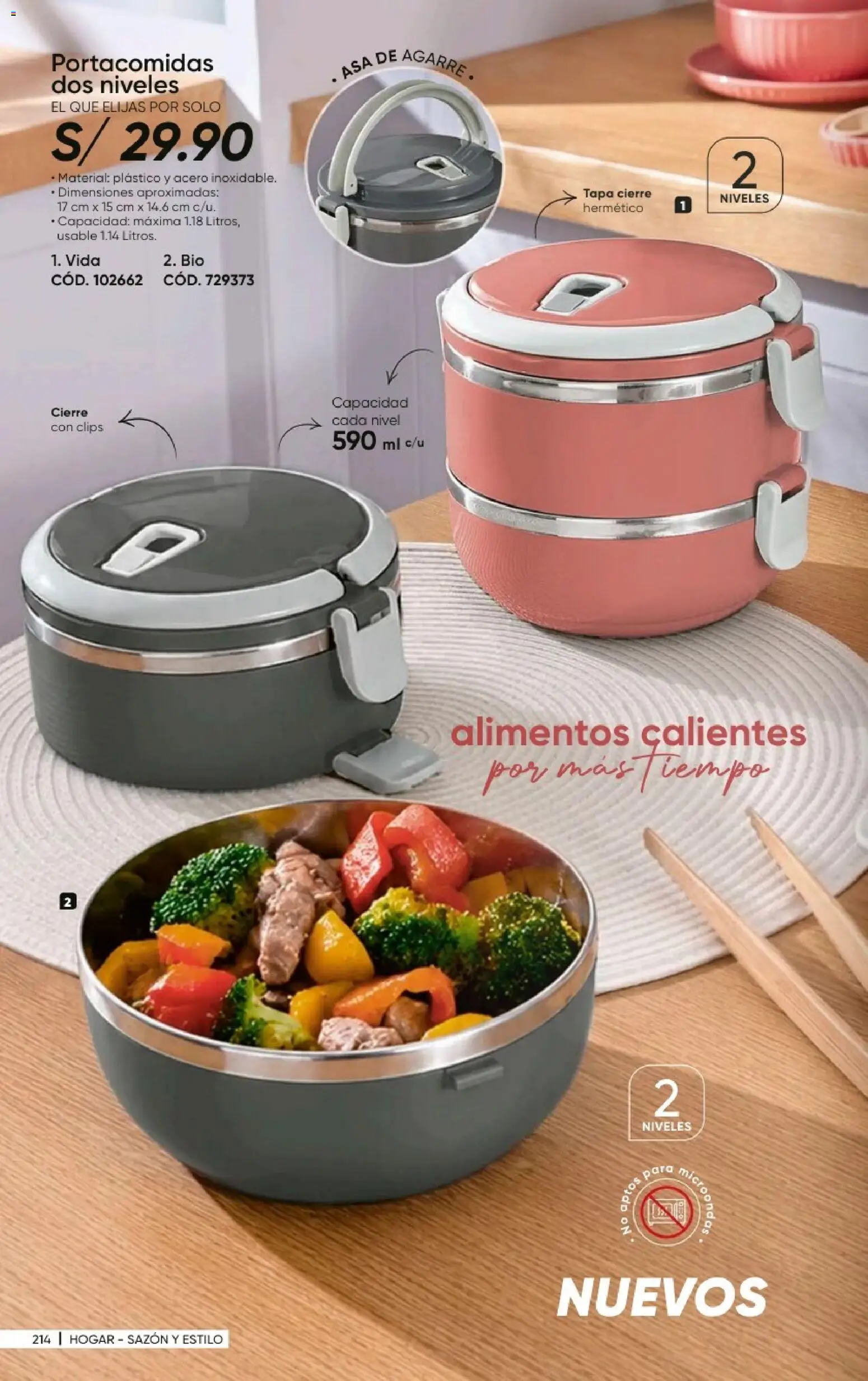Catálogo Azzorti válido desde 20/09/2026 | Página: 216 | Productos: Tapa, Microondas
