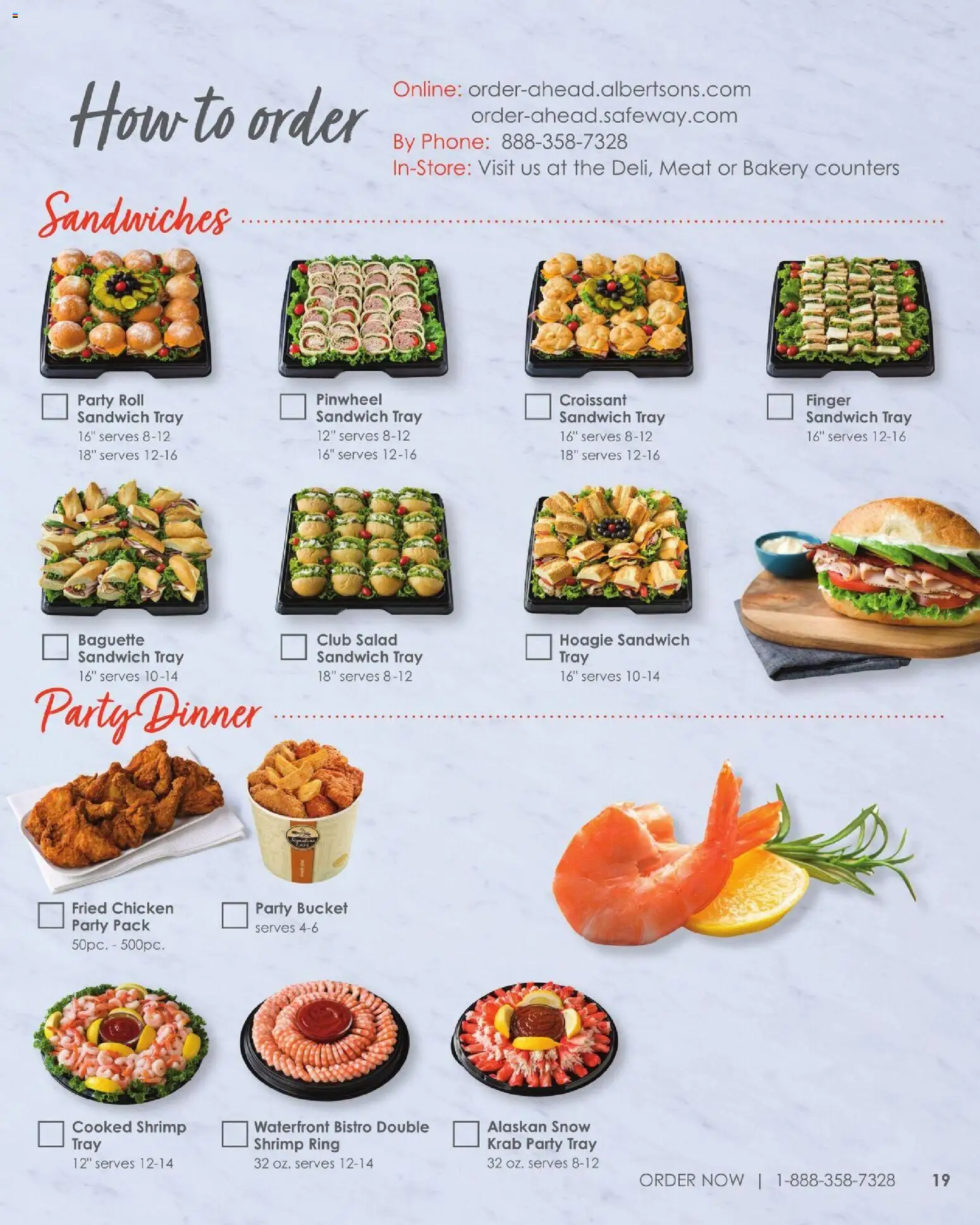 Albertsons Entertaining Guide - valid from 11/19/2025 | Page: 21 | Products: Bakery, Ring, Chicken, Baguette