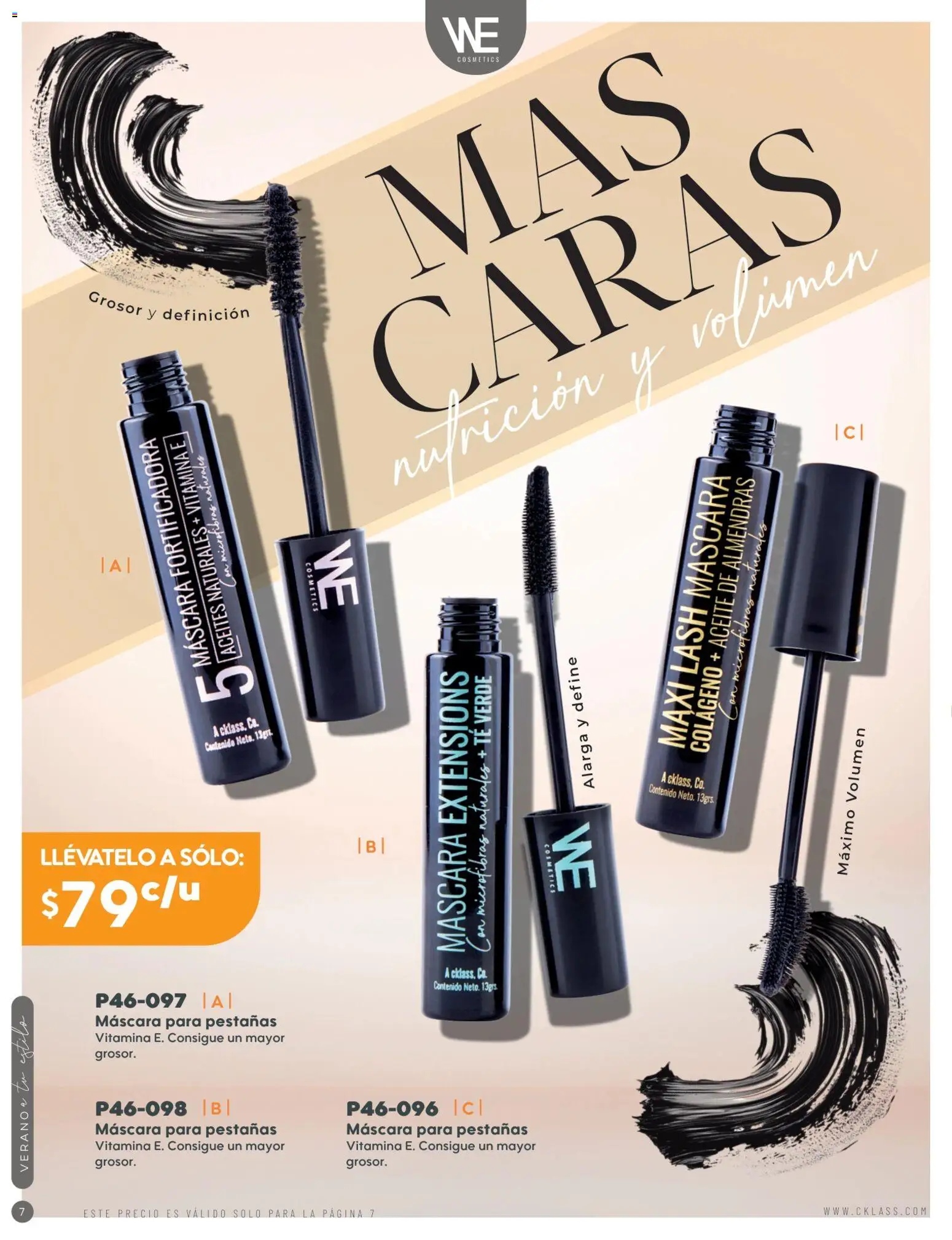 Nuevas ofertas de Cklass válidas en toda la República Mexicana desde el 02/07/2026. ¡Encuentra las mejores ofertas en Cklass catálogo Verano WE & Home! | Página: 8 | Productos: Almendras, Máscara, Aceite, Té