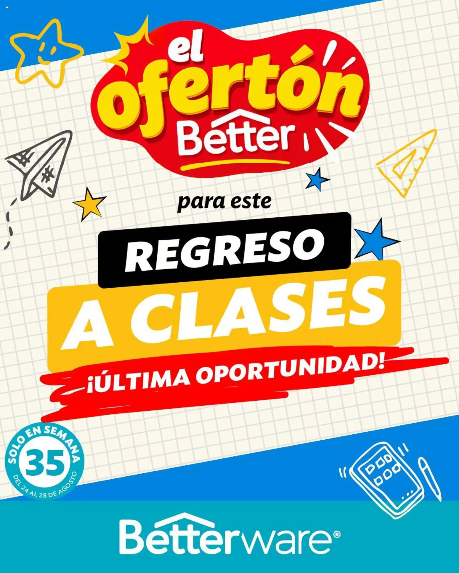Nuevas ofertas de Betterware válidas en toda la República Mexicana desde el 24/08/2026. ¡Encuentra las mejores ofertas en Betterware catálogo El Ofertón! | Página: 1