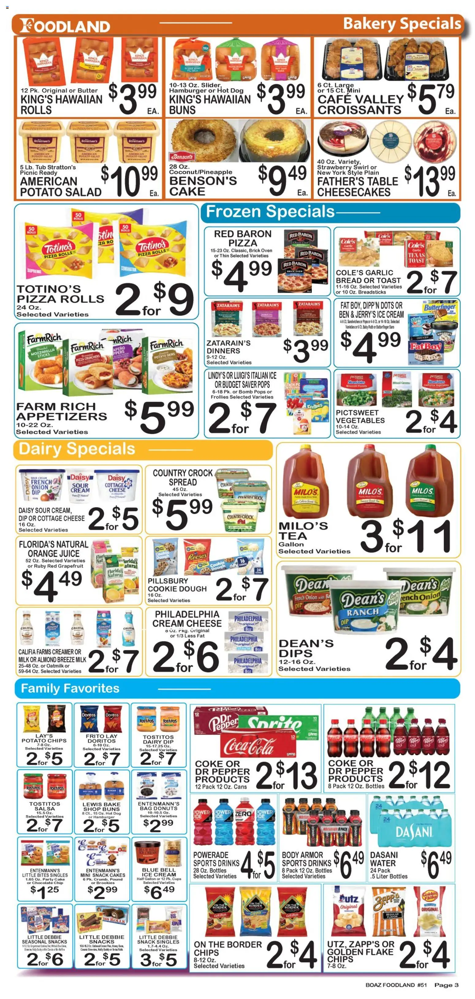 Foodland Weekly Ad - valid from 19.05.2026 | Page: 3 | Products: Salad, Pepper, Chocolate Chip, Oven