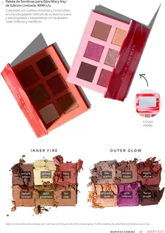Vista previa de Catálogo Mary Kay Mayo Junio 2026, nuevo folleto de la tienda, válido en México a partir del 01.05.2026 | Página: 17 | Productos: Paleta, Espejo