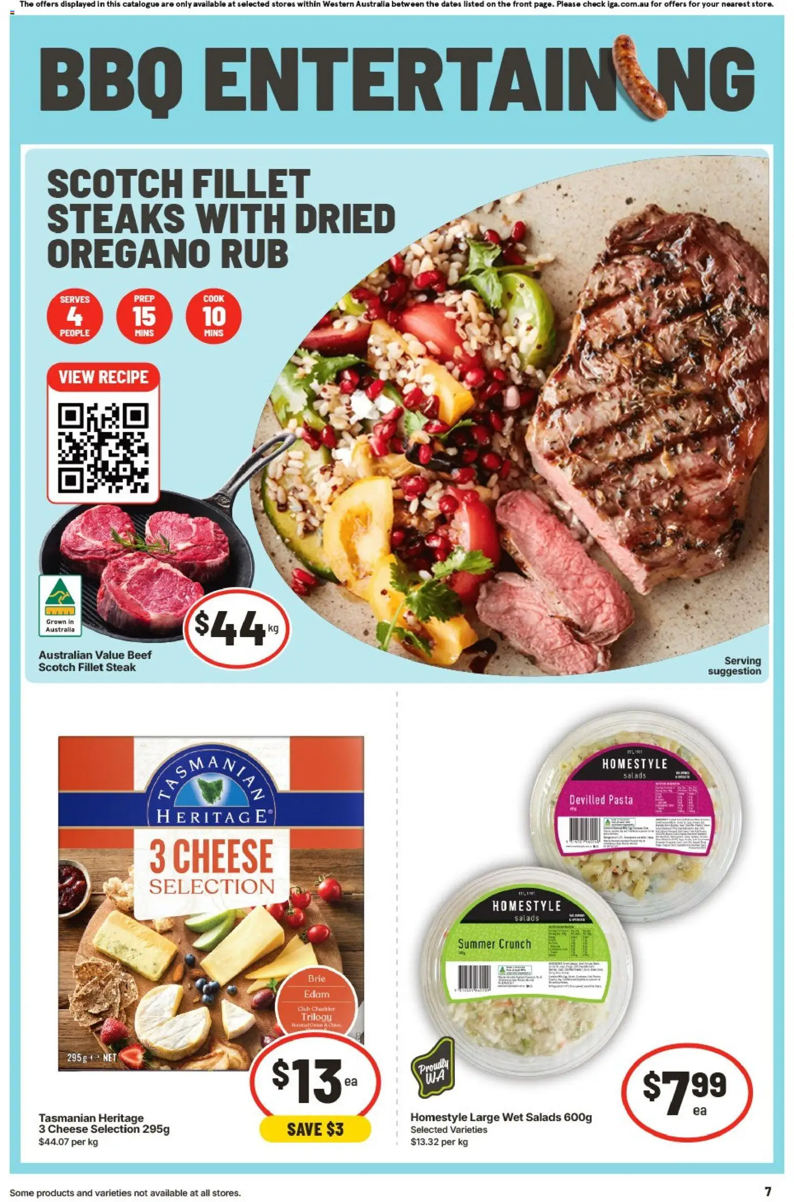 IGA catalogue - valid from 26/08/2026 | Page: 7 | Products: Beef, Steak, Scotch, Fillet