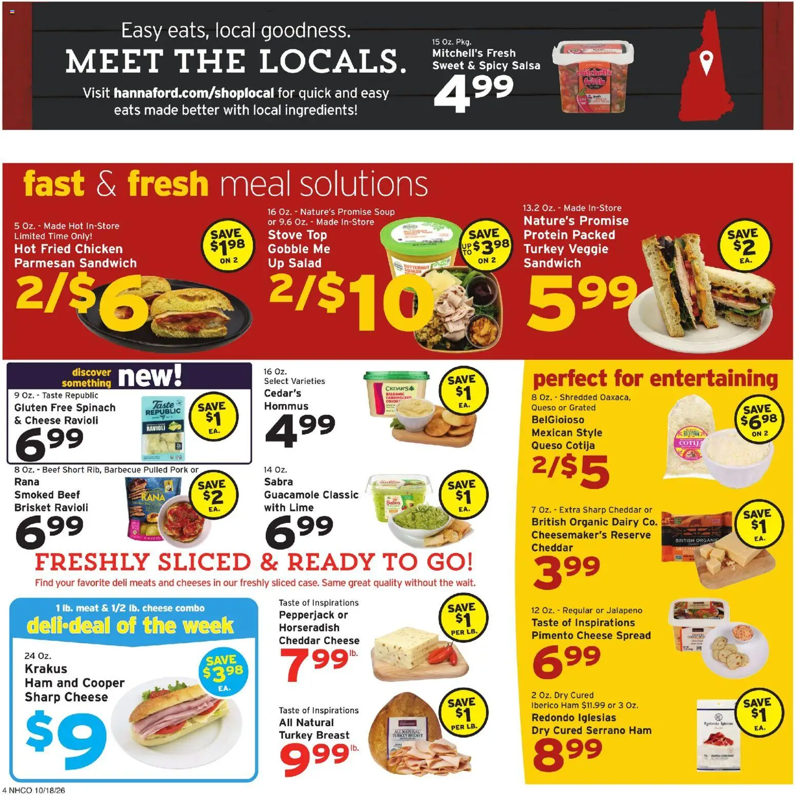 Hannaford Weekly Ad | 10/18 - 10/24 2026 | Sale