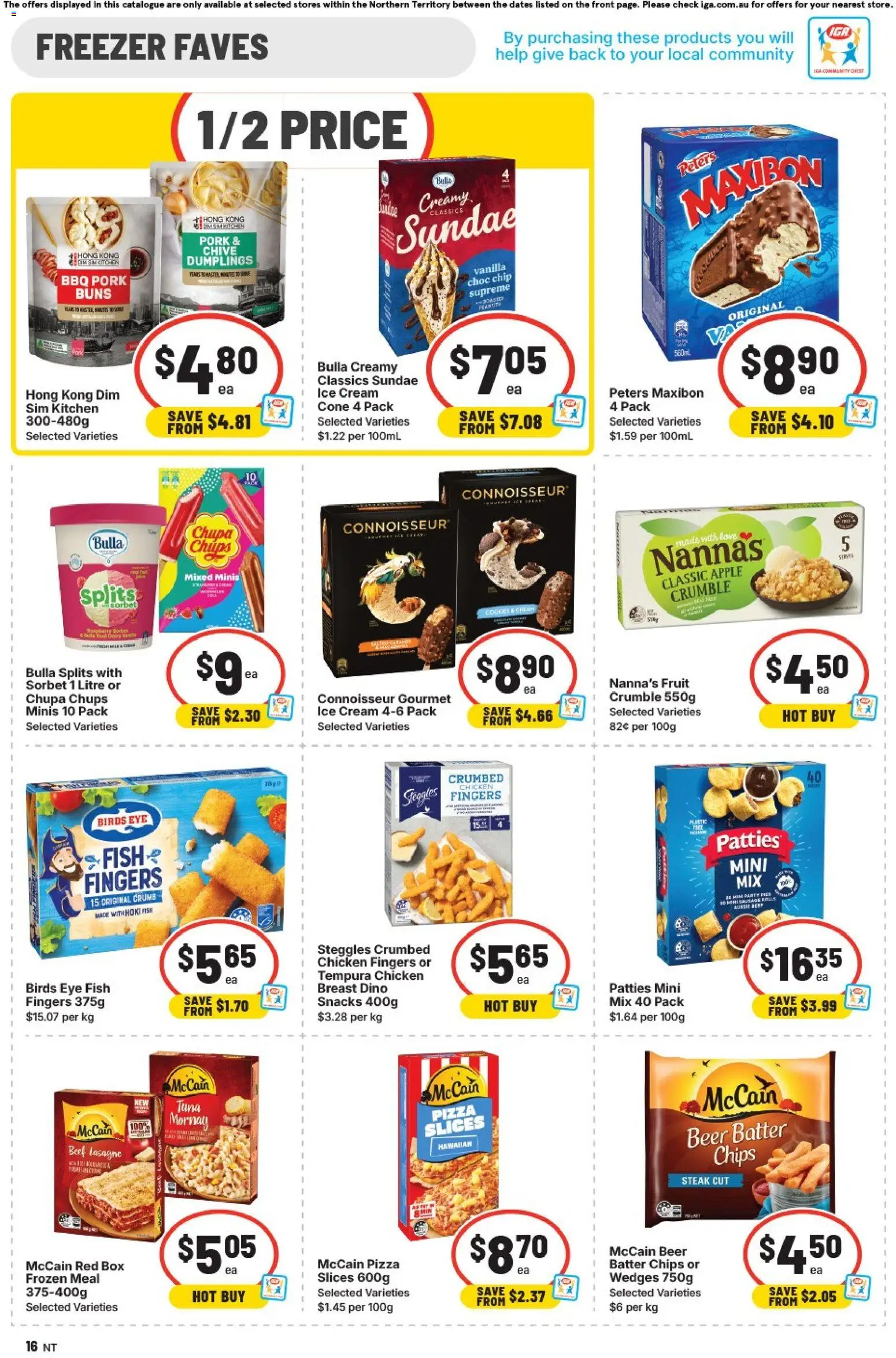 IGA catalogue - valid from 17.06.2026 | Page: 12 | Products: Box, Ice cream, Tuna, Freezer