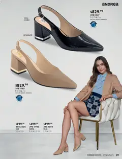 Vista previa de Andrea catálogo Otoño Invierno, nuevo folleto de la tienda, válido en México a partir del 23/08/2026 | Página: 211 | Productos: Camisa, Flexible, Falda