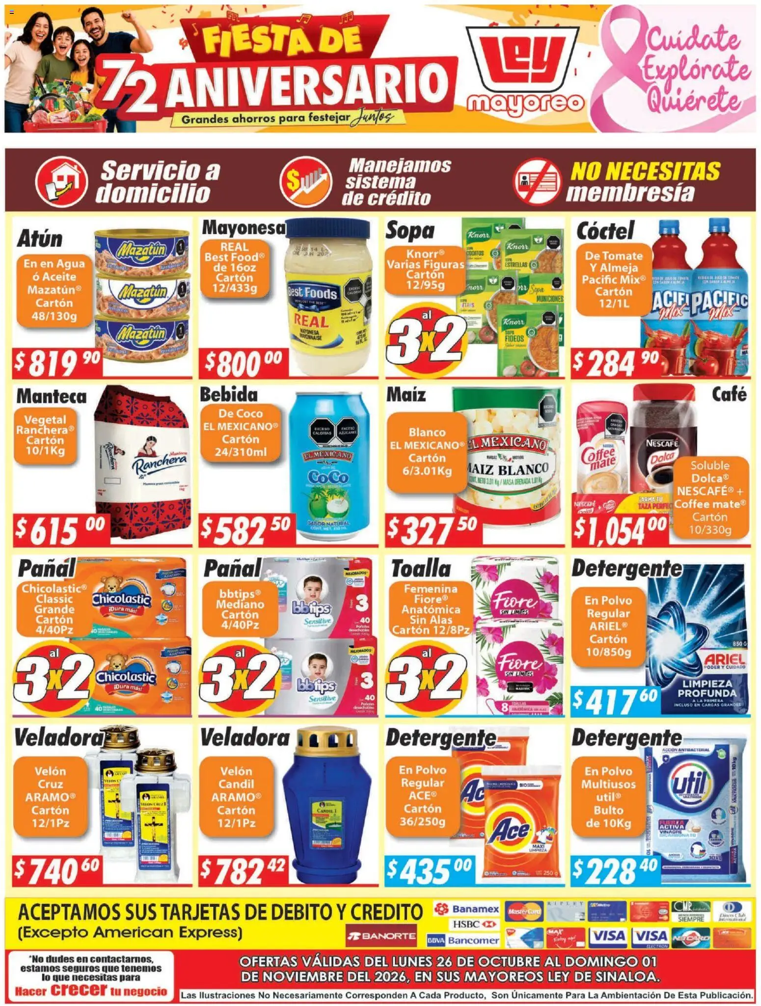 Nuevas ofertas de Casa Ley válidas en toda la República Mexicana desde el 26/10/2026. ¡Encuentra las mejores ofertas en Casa Ley folleto Sinaloa! | Página: 2