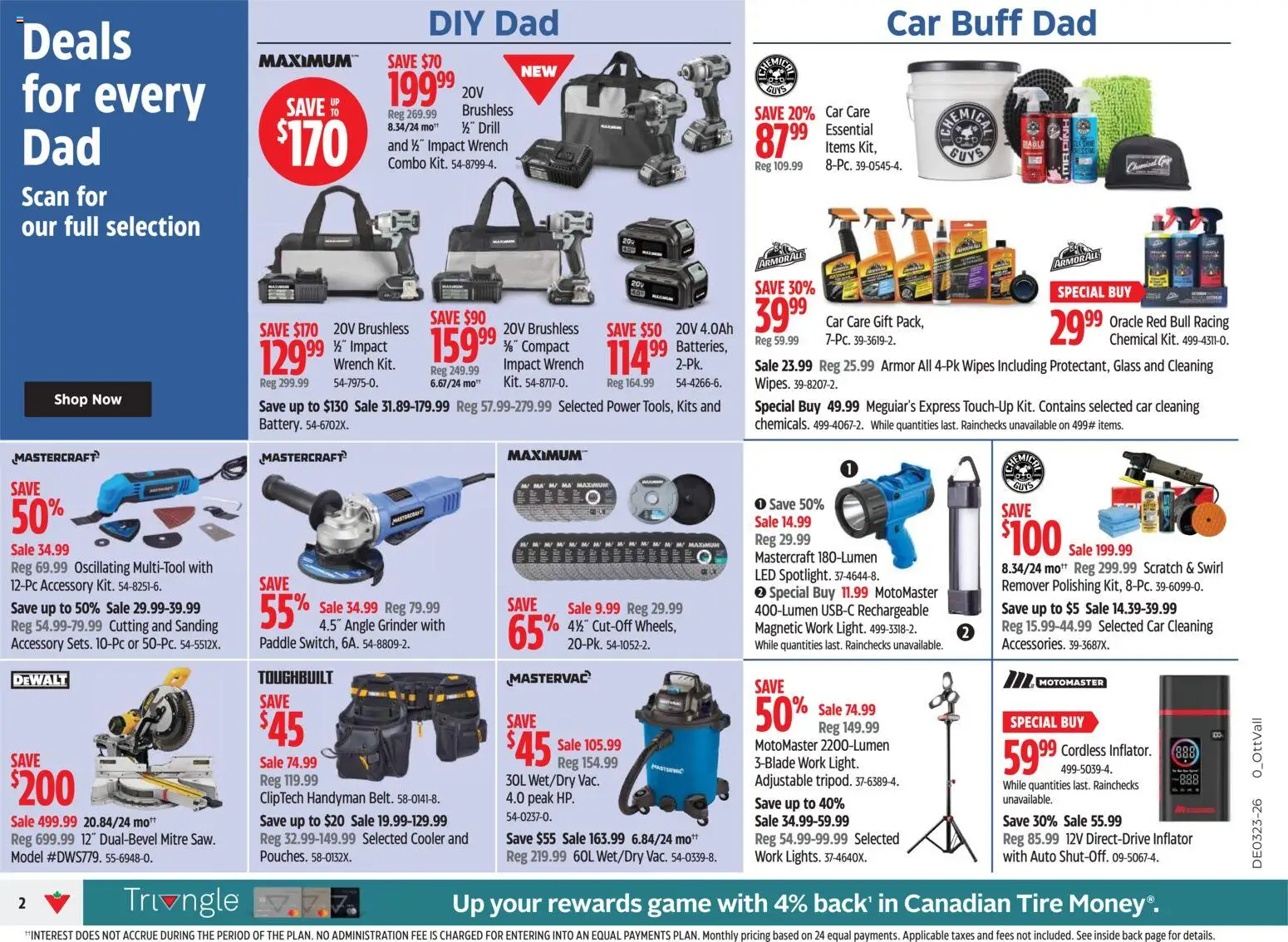 Canadian Tire flyer valid from 04.06.2026 | Page: 2 | Products: Game, Grinder