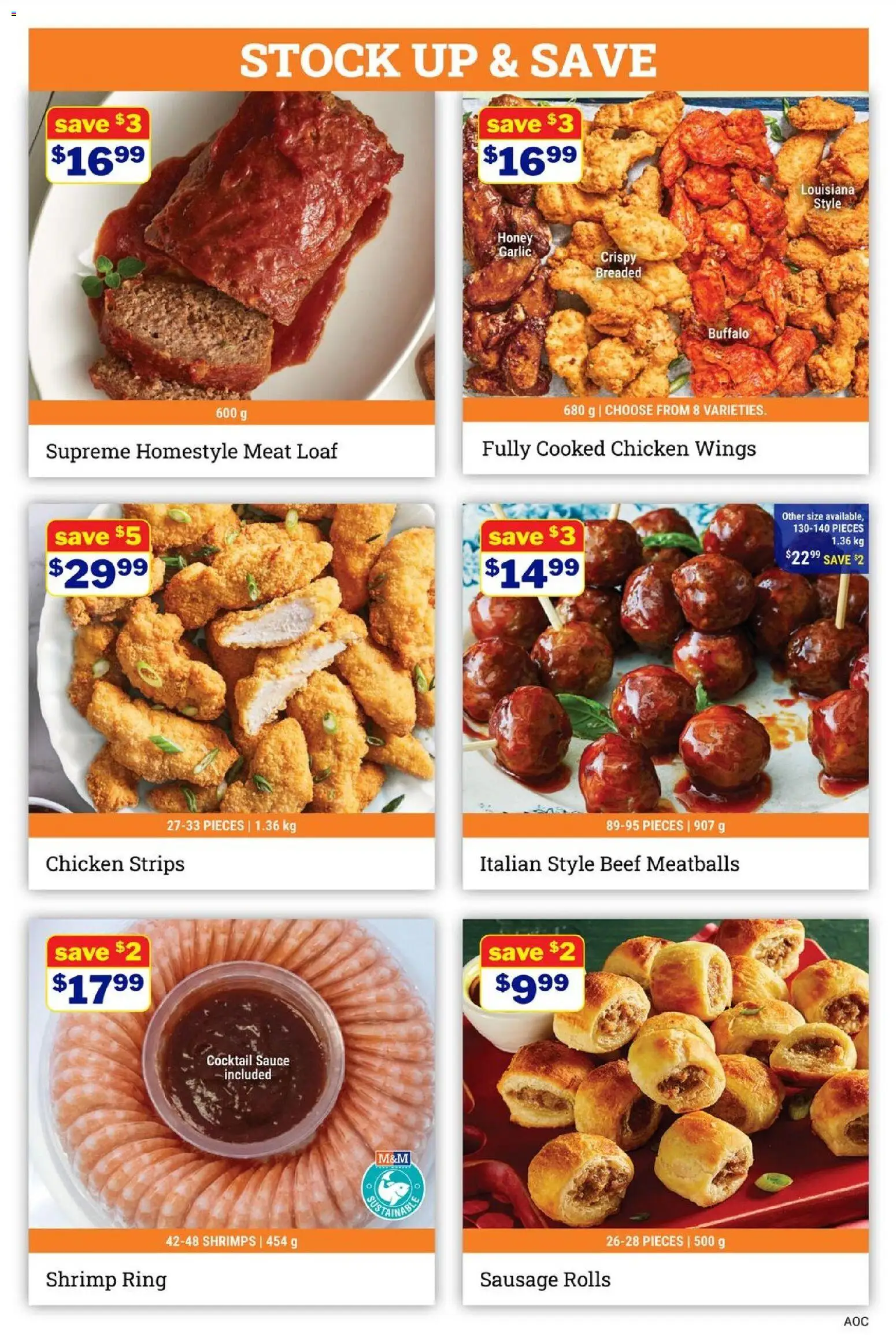 M&M Food Market flyer valid from Oct 1, 2026 | Page: 3 | Products: Beef, Sausage, Honey, Chicken strips