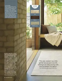 Preview of Bunnings Warehouse - Bunnings Magazine May/June 2026 - valid from 01.05.2026 | Page: 18 | Products: Cushion, Flooring, Weight, Tools