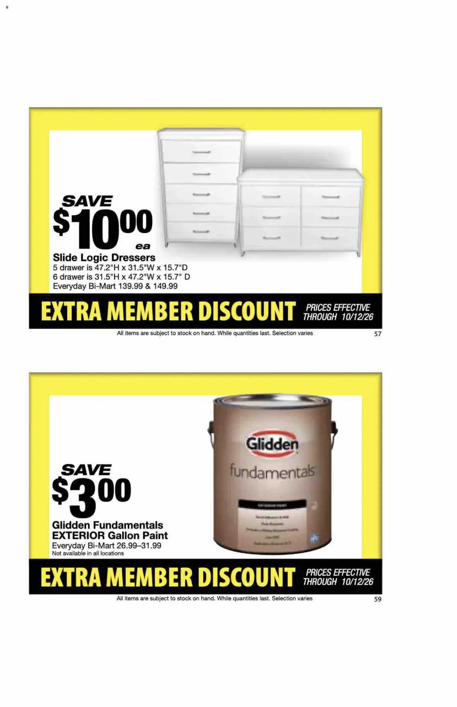 Bi-Mart Extra Member Discount Book - valid from 09/28/2026 | Page: 31
