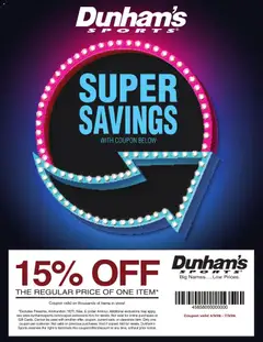 Preview of Dunham's Sports weekly ads valid from 08.05.2026