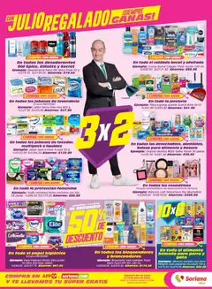 Vista previa de Soriana folleto, nuevo folleto de la tienda, válido en México a partir del 10/07/2026 | Página: 4 | Productos: Pollo, Esponja, Res, Jabón