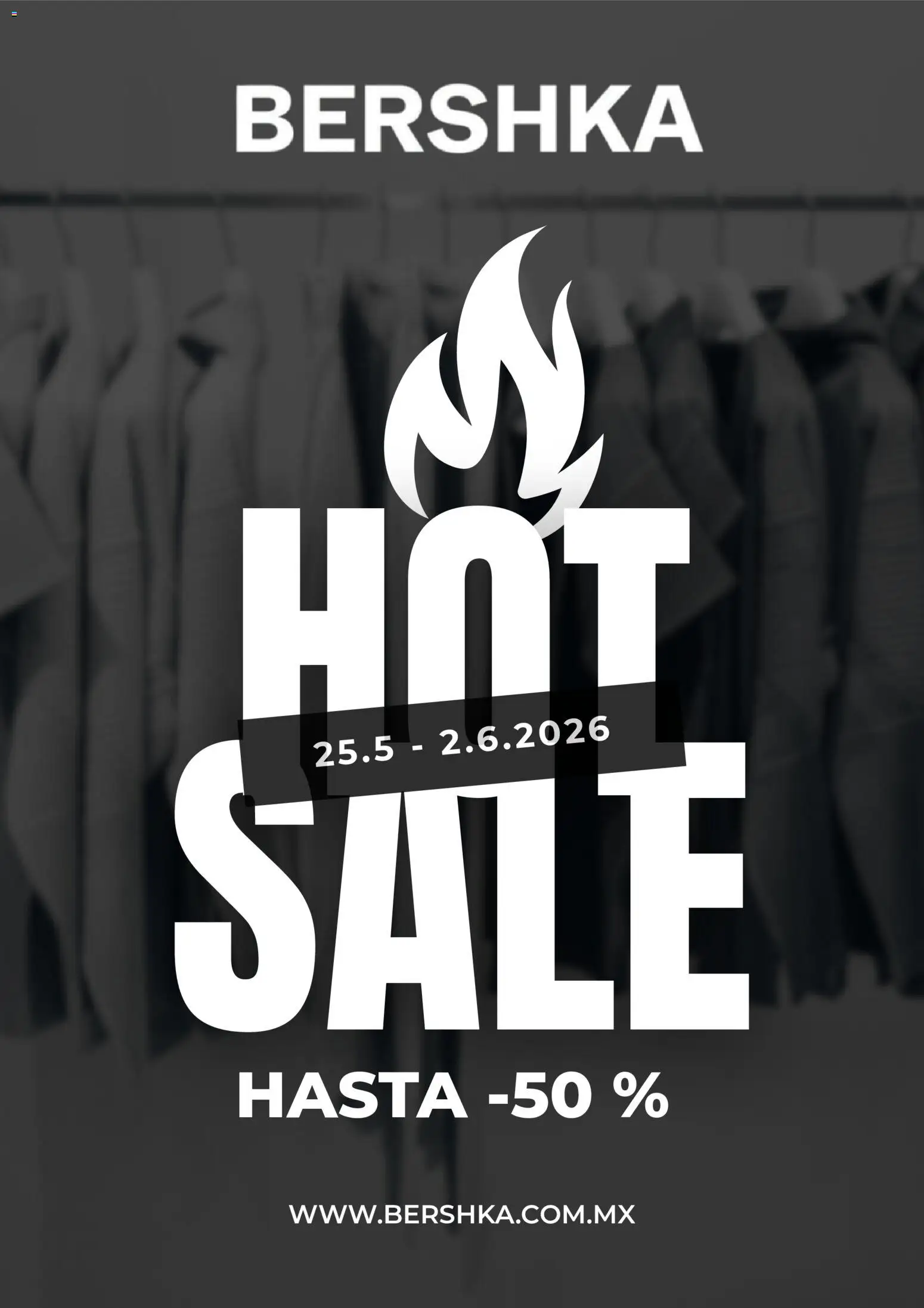 Nuevas ofertas de Bershka válidas en toda la República Mexicana desde el 25.05.2026. ¡Encuentra las mejores ofertas en Bershka Hot Sale! | Página: 1