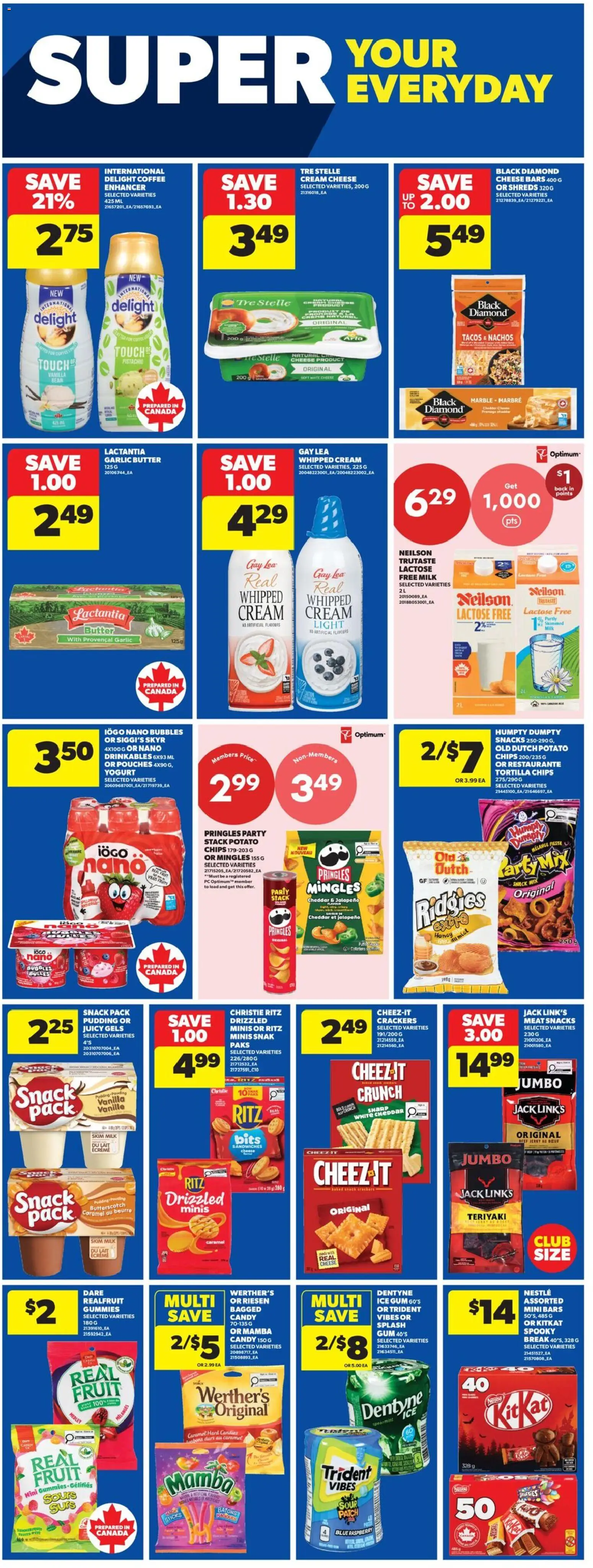 Real Canadian Superstore flyer valid from Aug 13, 2026 | Page: 18 | Products: Pudding, Vanilla, Milk, Coffee